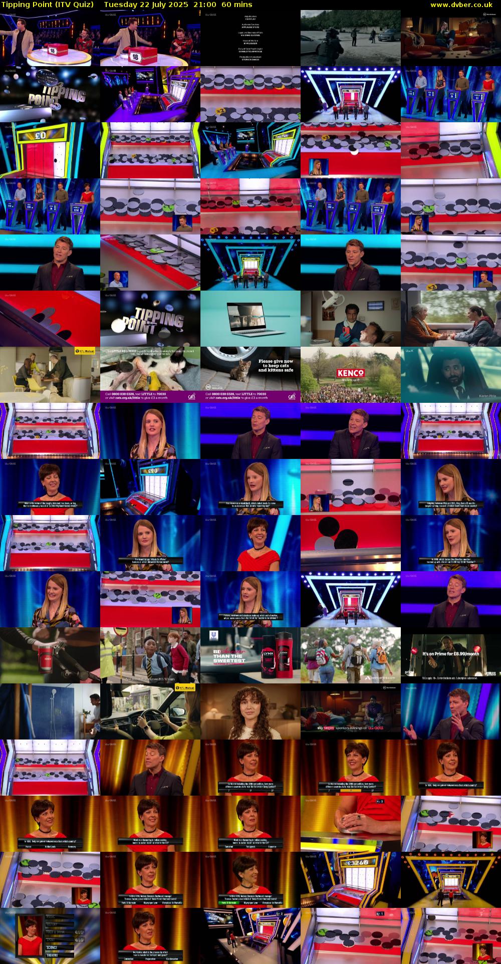 Tipping Point (ITV Quiz) Tuesday 22 July 2025 21:00 - 22:00