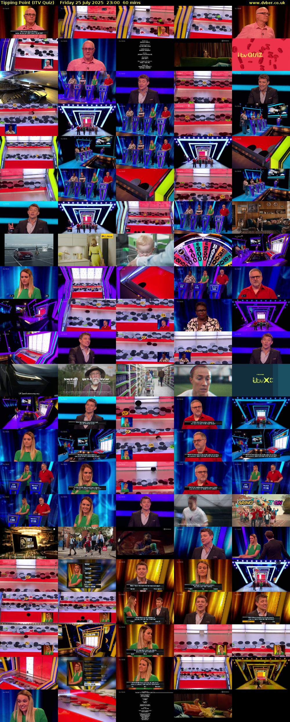 Tipping Point (ITV Quiz) Friday 25 July 2025 23:00 - 00:00