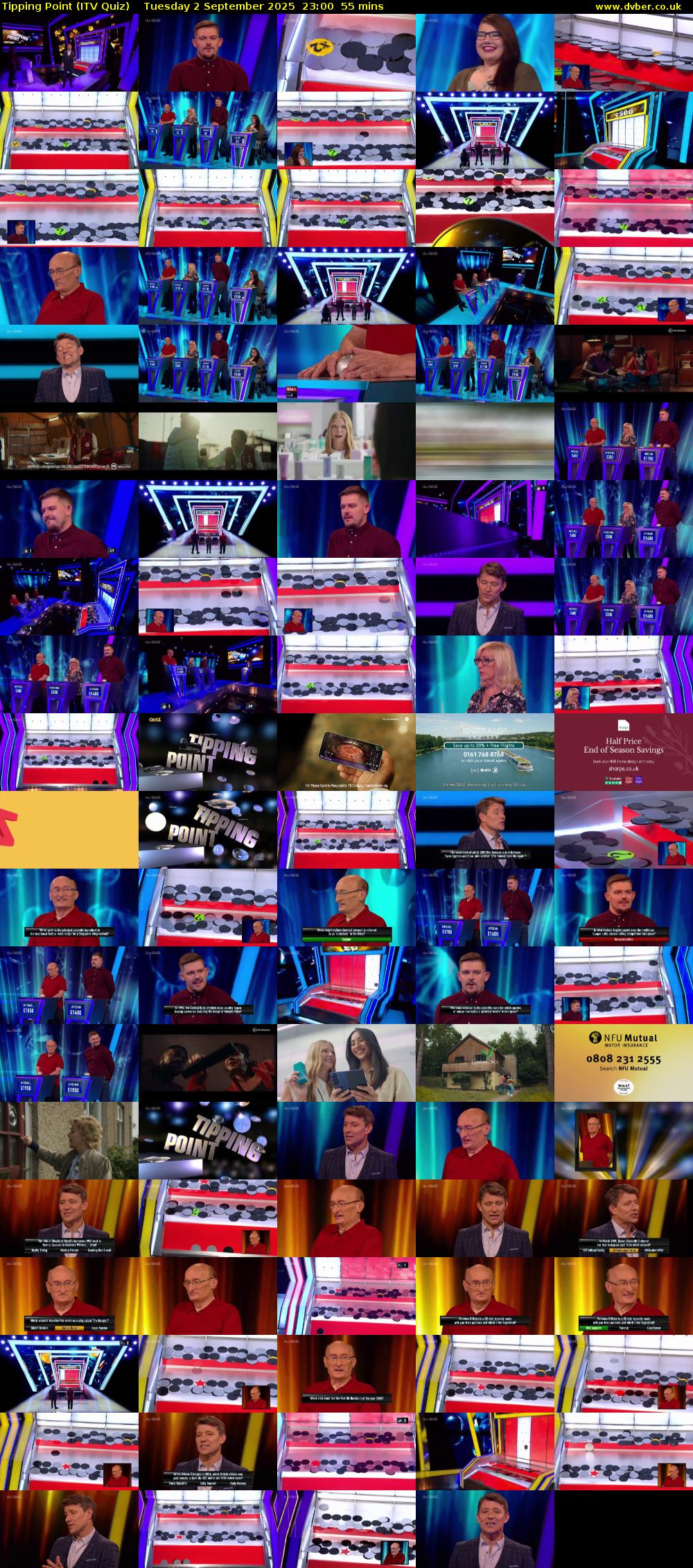 Tipping Point (ITV Quiz) Tuesday 2 September 2025 23:00 - 23:55