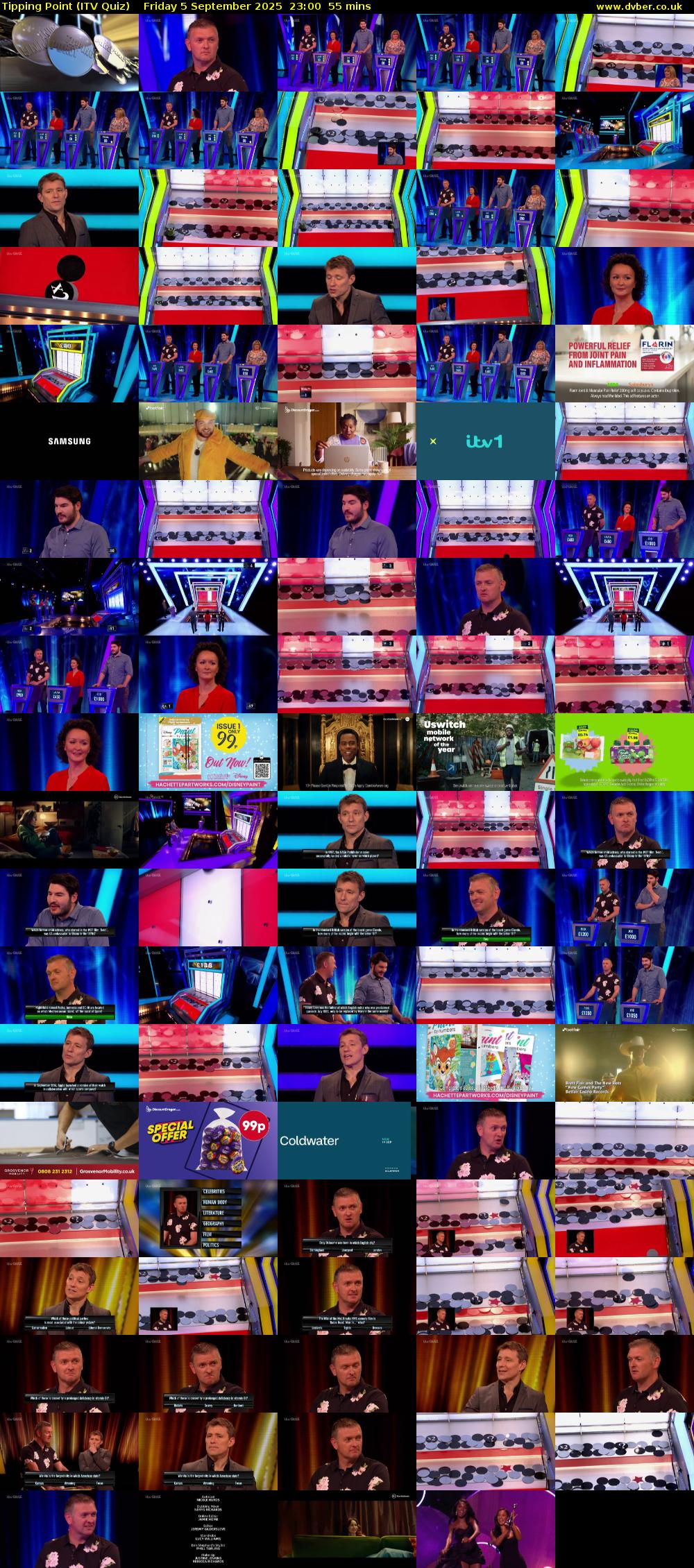 Tipping Point (ITV Quiz) Friday 5 September 2025 23:00 - 23:55