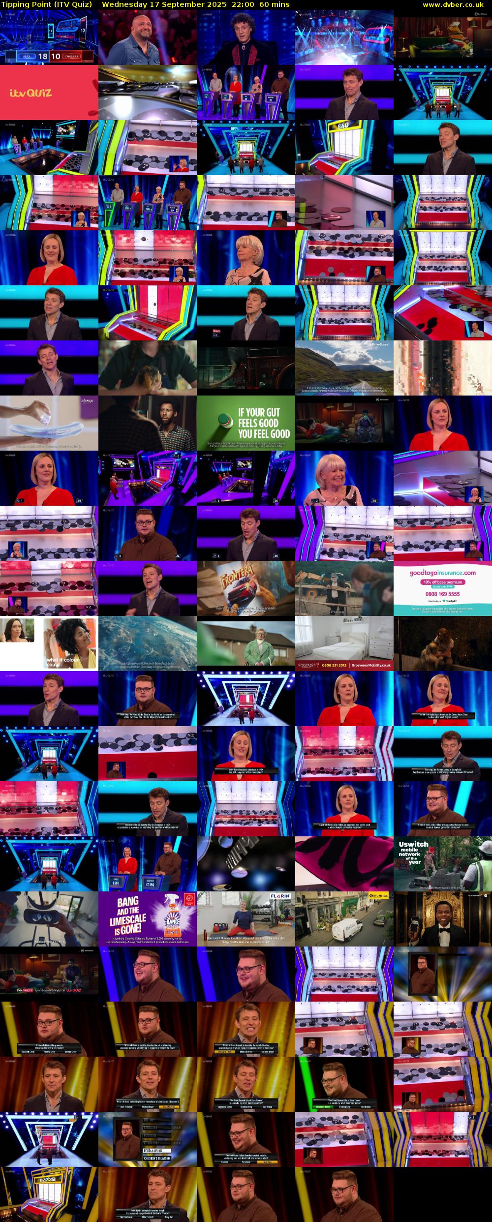 Tipping Point (ITV Quiz) Wednesday 17 September 2025 22:00 - 23:00
