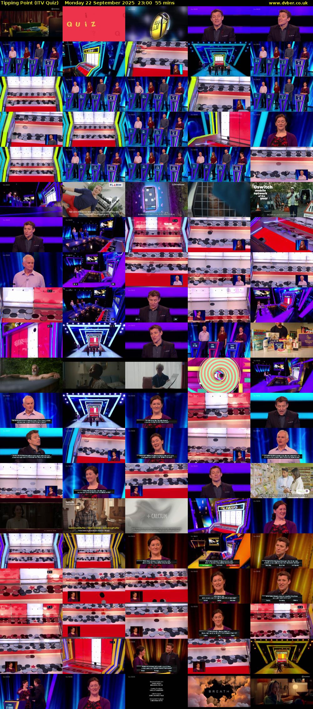 Tipping Point (ITV Quiz) Monday 22 September 2025 23:00 - 23:55