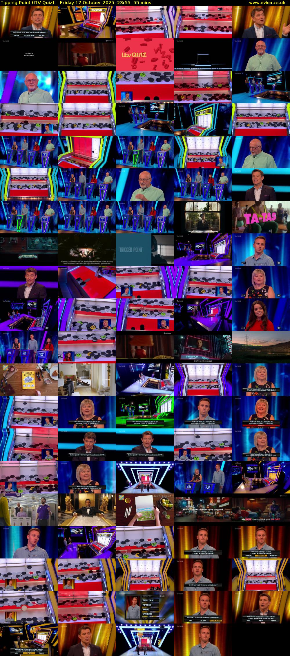 Tipping Point (ITV Quiz) Friday 17 October 2025 23:55 - 00:50