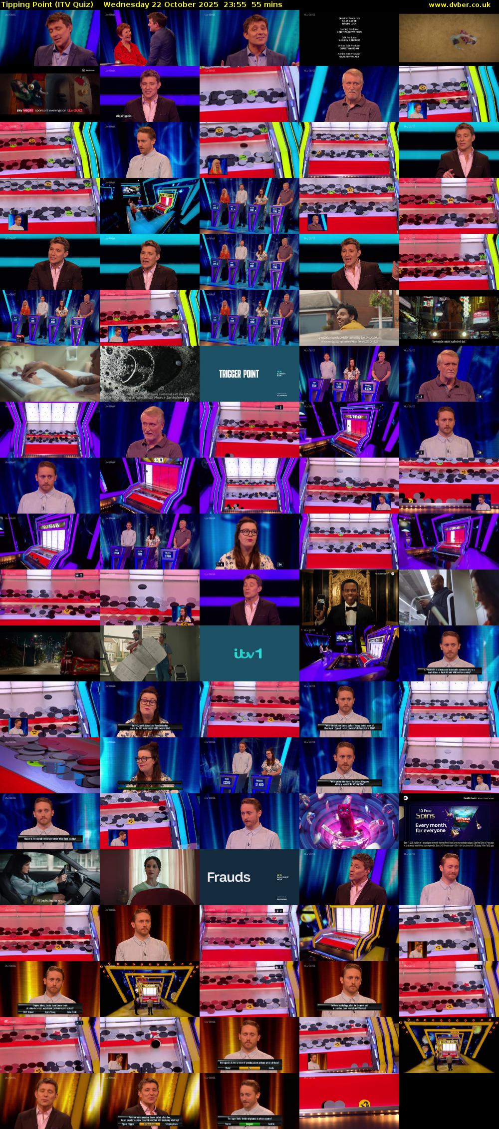 Tipping Point (ITV Quiz) Wednesday 22 October 2025 23:55 - 00:50