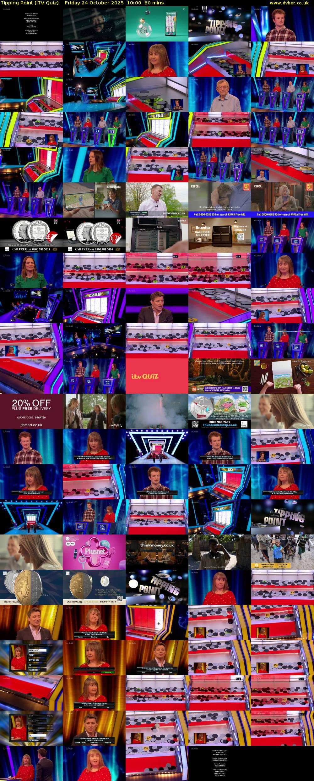 Tipping Point (ITV Quiz) Friday 24 October 2025 10:00 - 11:00