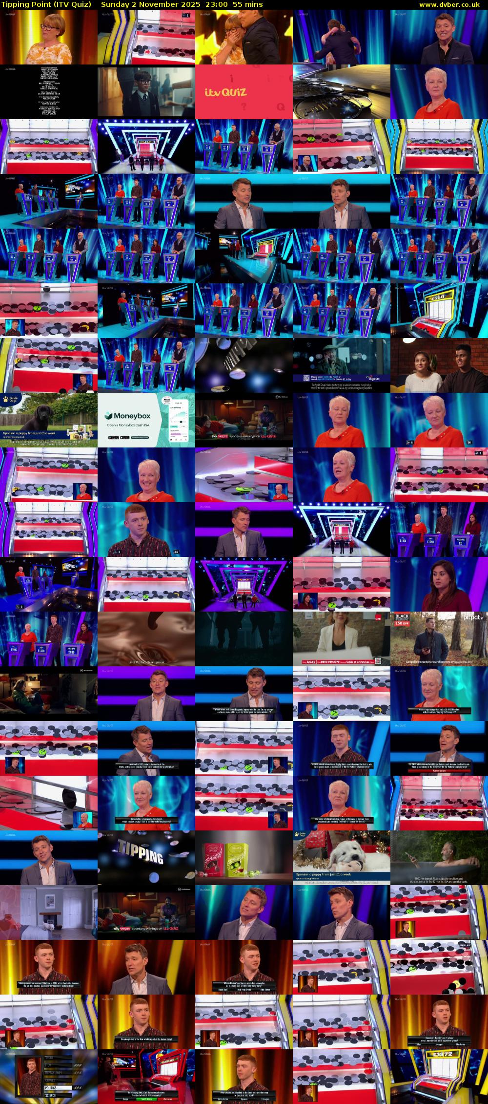 Tipping Point (ITV Quiz) Sunday 2 November 2025 23:00 - 23:55