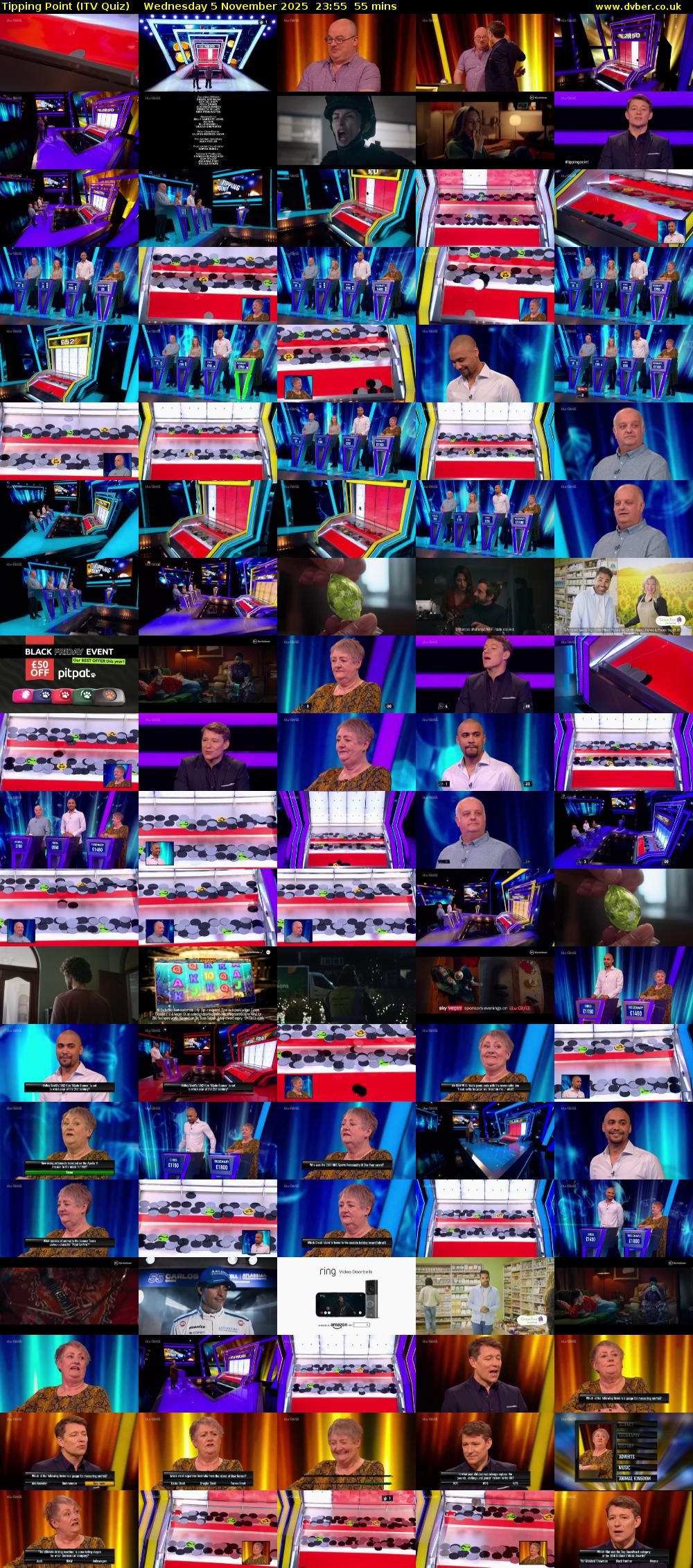 Tipping Point (ITV Quiz) Wednesday 5 November 2025 23:55 - 00:50