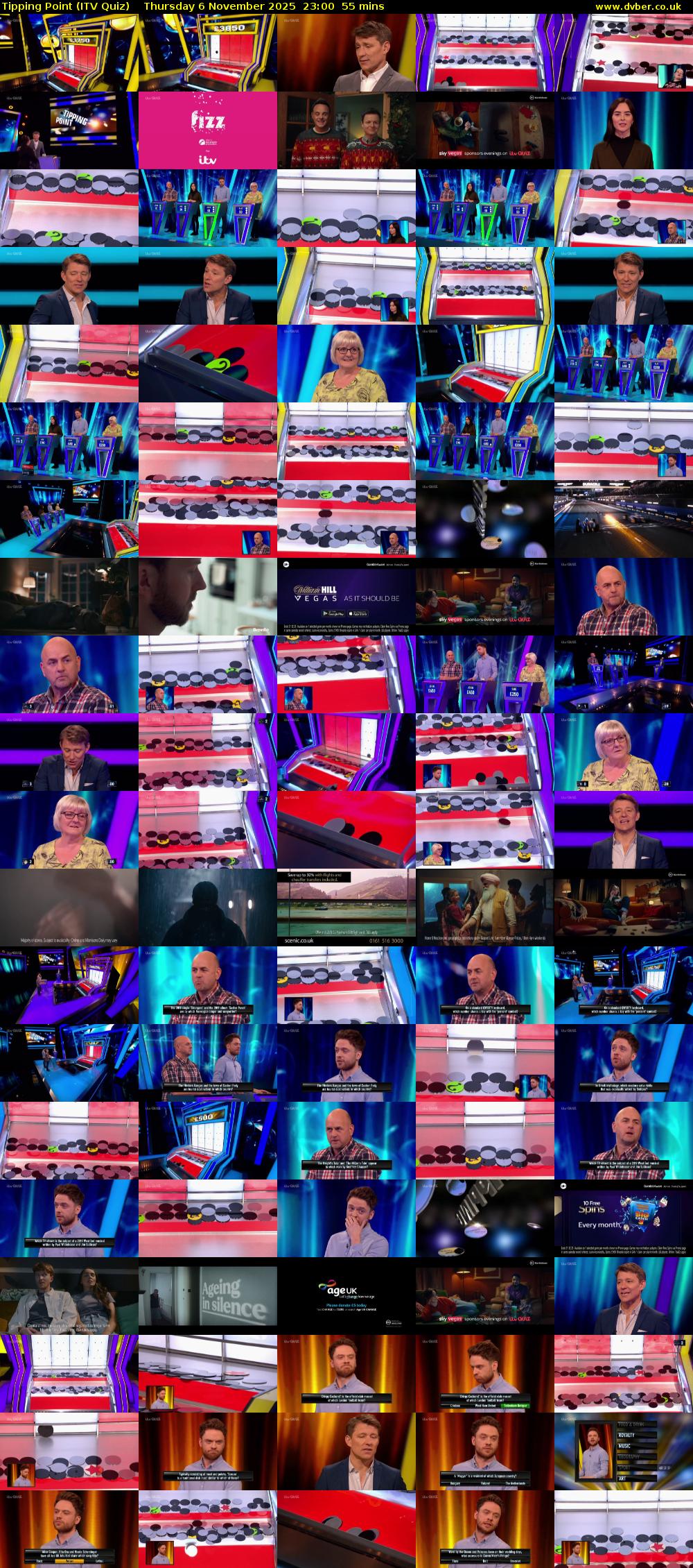 Tipping Point (ITV Quiz) Thursday 6 November 2025 23:00 - 23:55