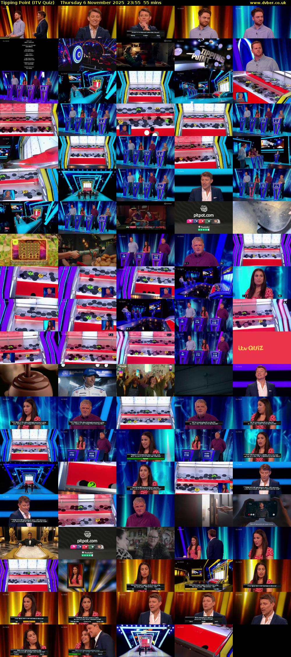 Tipping Point (ITV Quiz) Thursday 6 November 2025 23:55 - 00:50