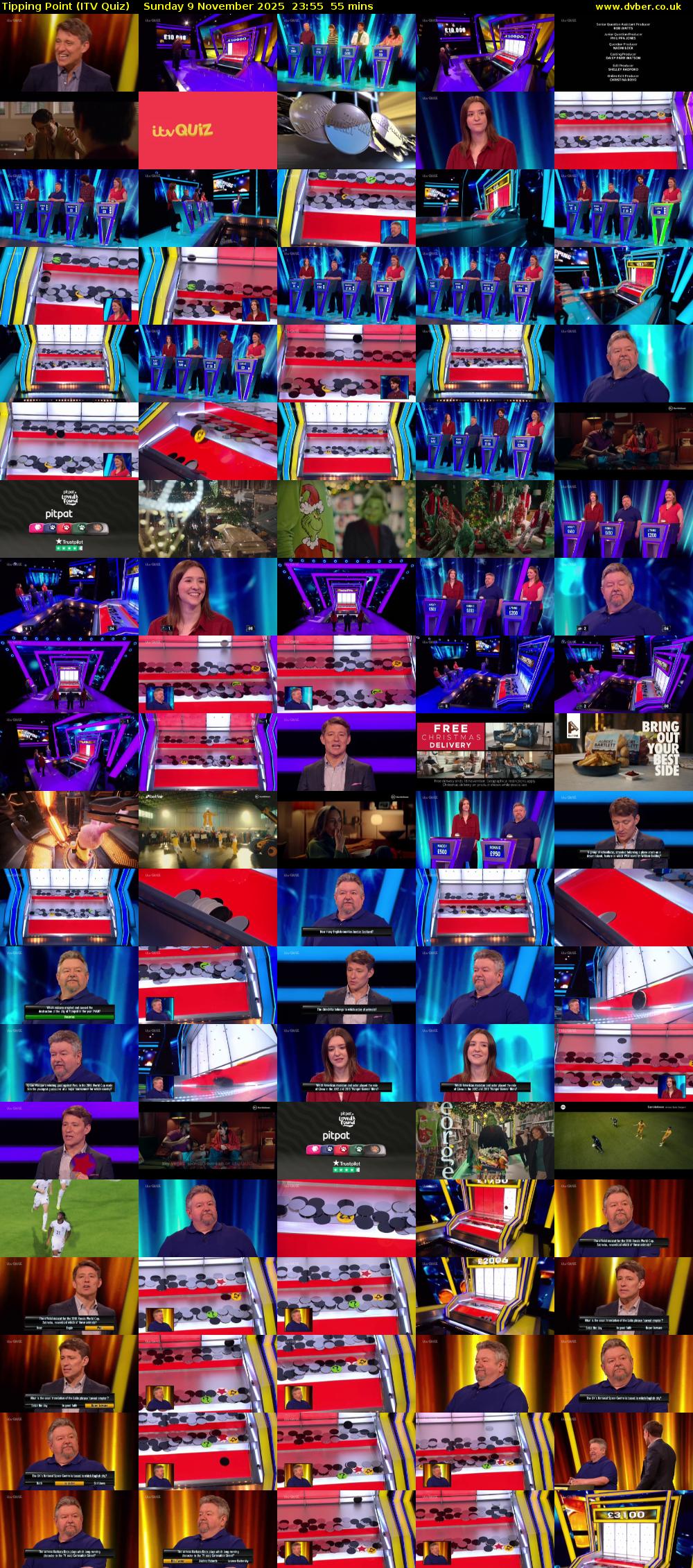 Tipping Point (ITV Quiz) Sunday 9 November 2025 23:55 - 00:50