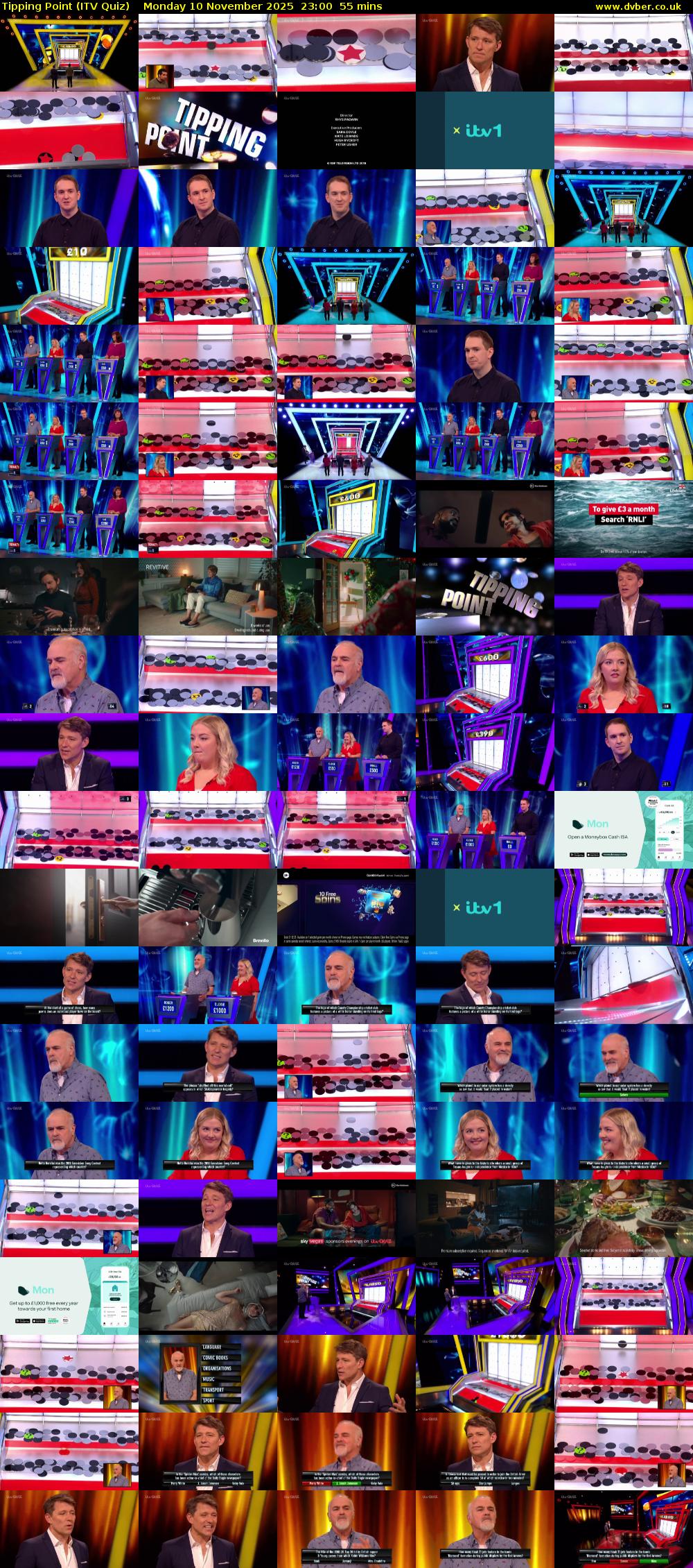 Tipping Point (ITV Quiz) Monday 10 November 2025 23:00 - 23:55