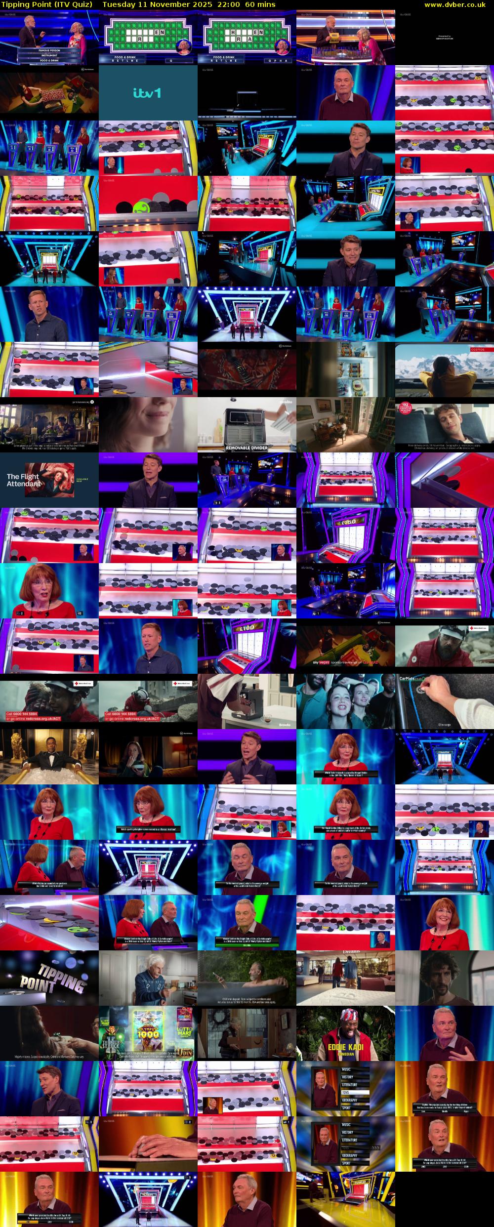Tipping Point (ITV Quiz) Tuesday 11 November 2025 22:00 - 23:00