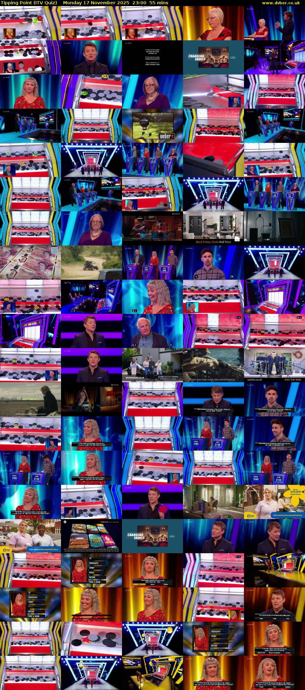 Tipping Point (ITV Quiz) Monday 17 November 2025 23:00 - 23:55