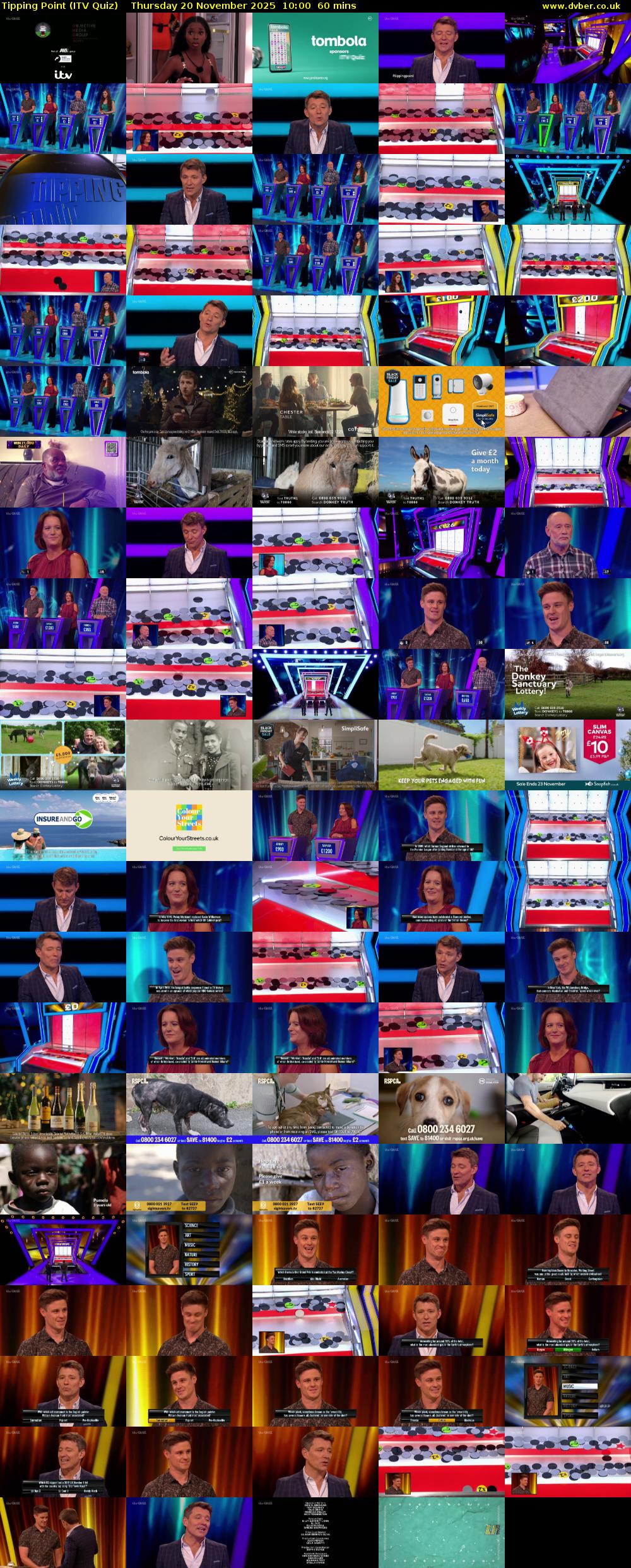 Tipping Point (ITV Quiz) Thursday 20 November 2025 10:00 - 11:00