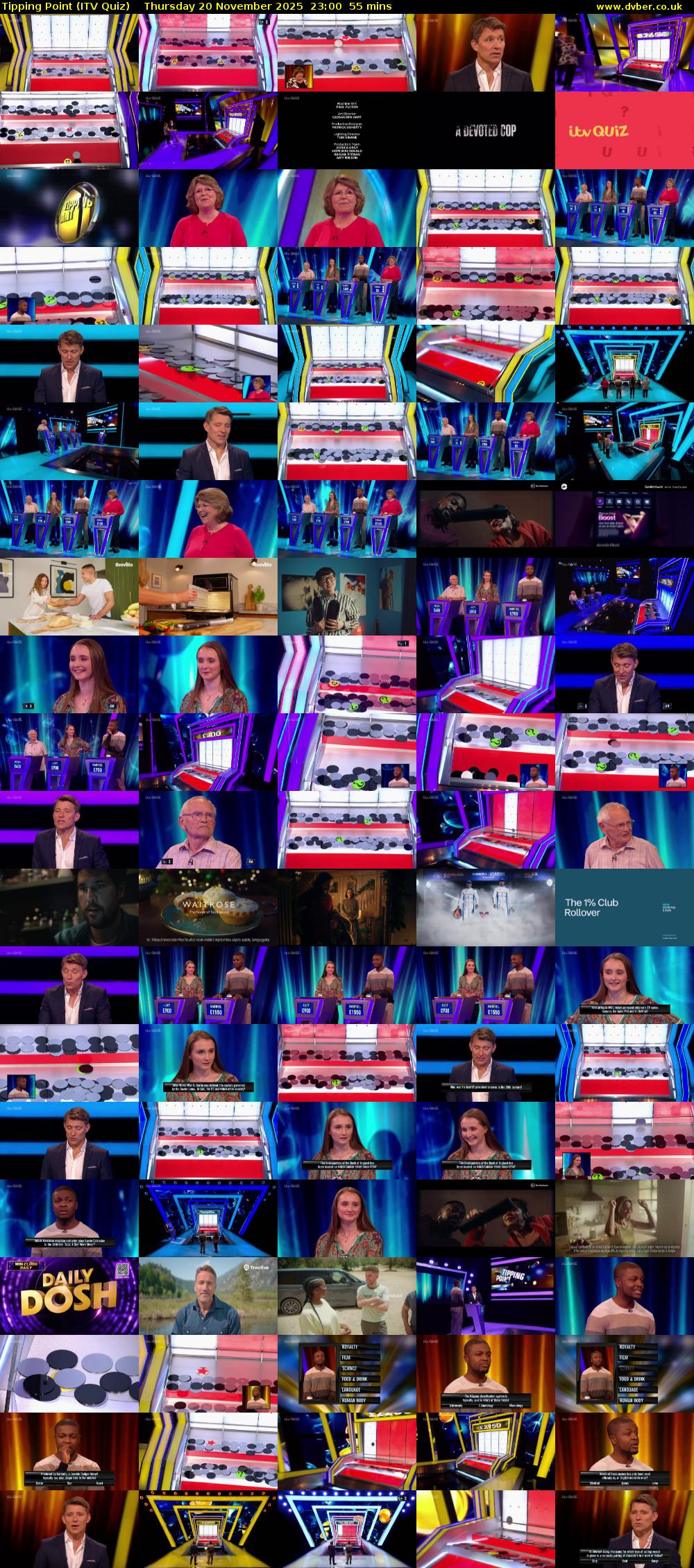 Tipping Point (ITV Quiz) Thursday 20 November 2025 23:00 - 23:55