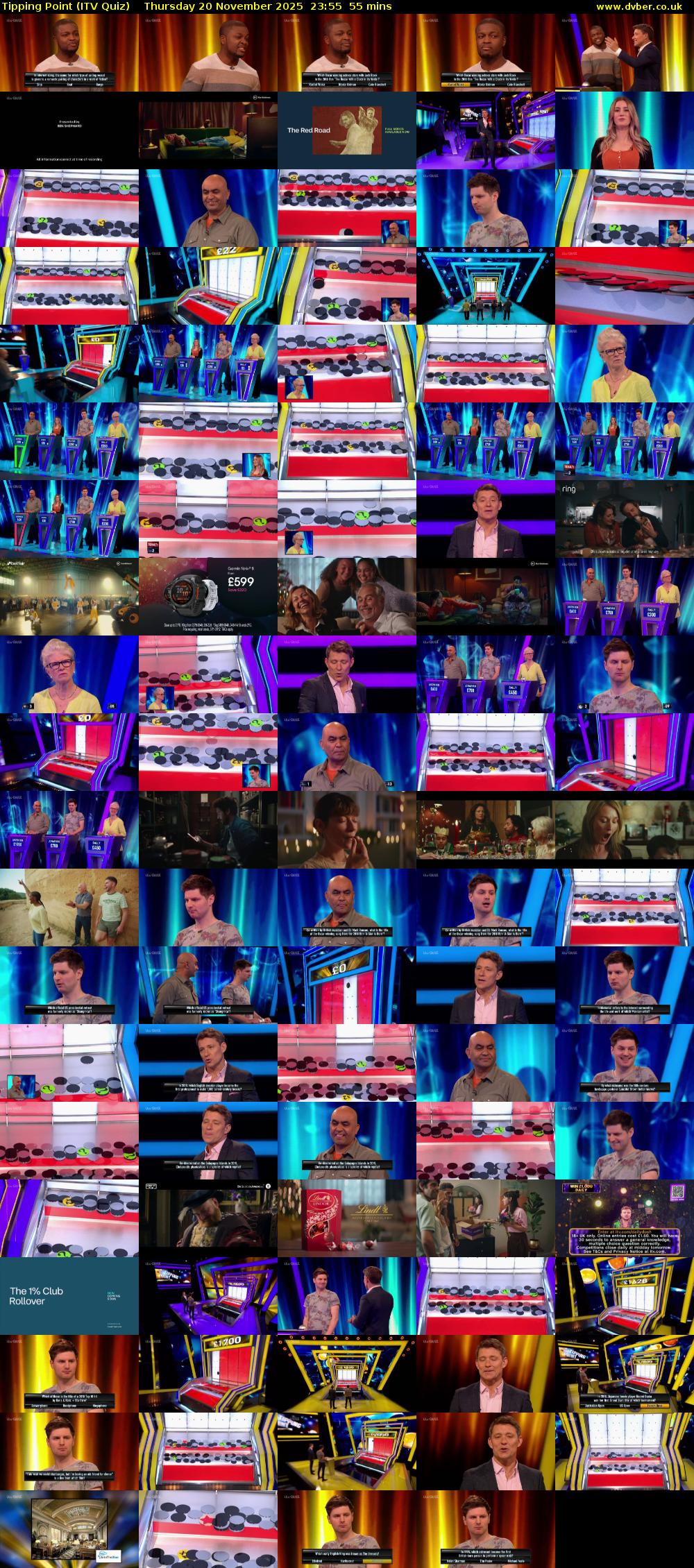 Tipping Point (ITV Quiz) Thursday 20 November 2025 23:55 - 00:50