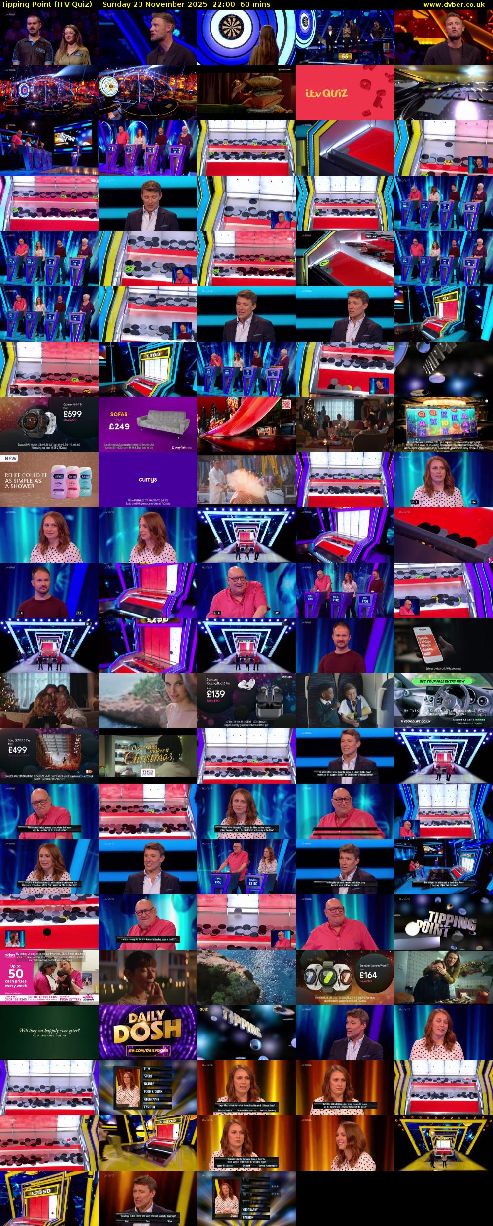 Tipping Point (ITV Quiz) Sunday 23 November 2025 22:00 - 23:00