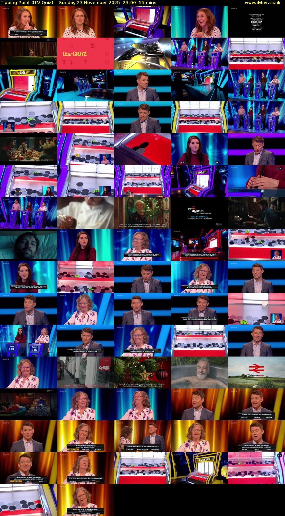 Tipping Point (ITV Quiz) Sunday 23 November 2025 23:00 - 23:55