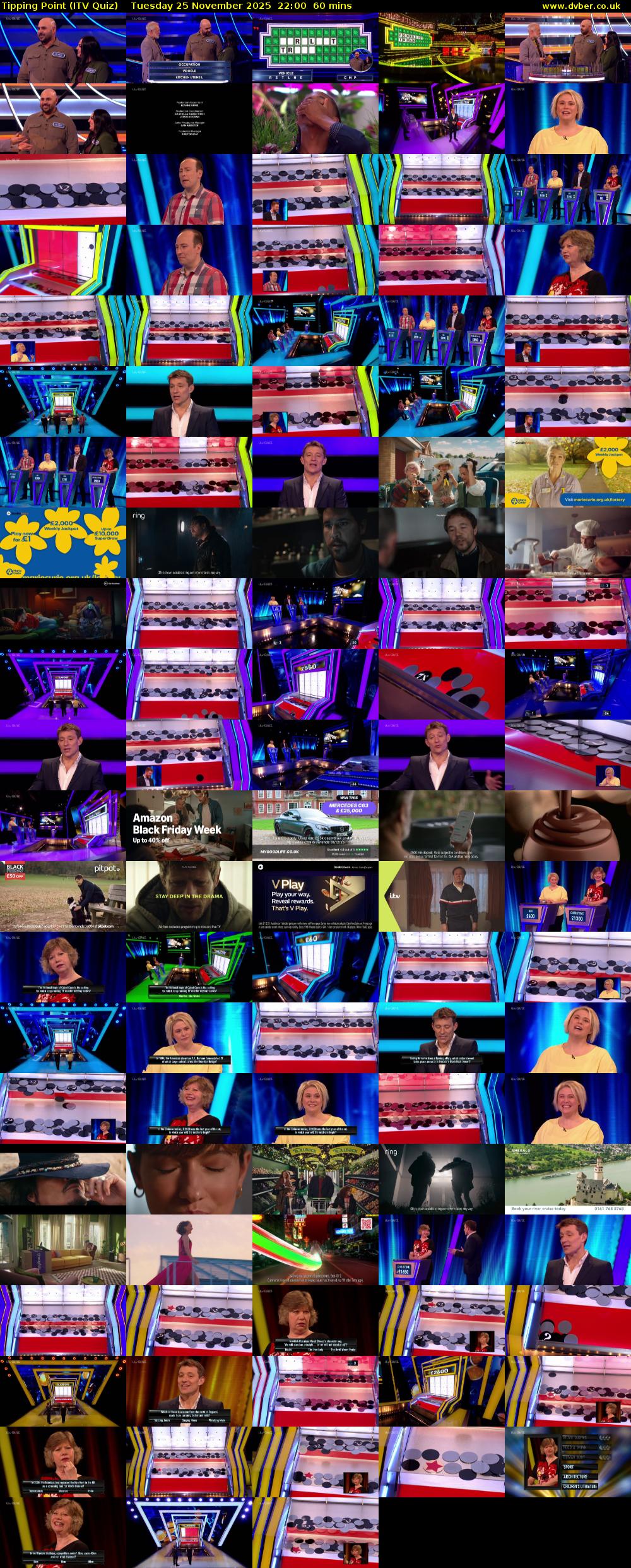 Tipping Point (ITV Quiz) Tuesday 25 November 2025 22:00 - 23:00