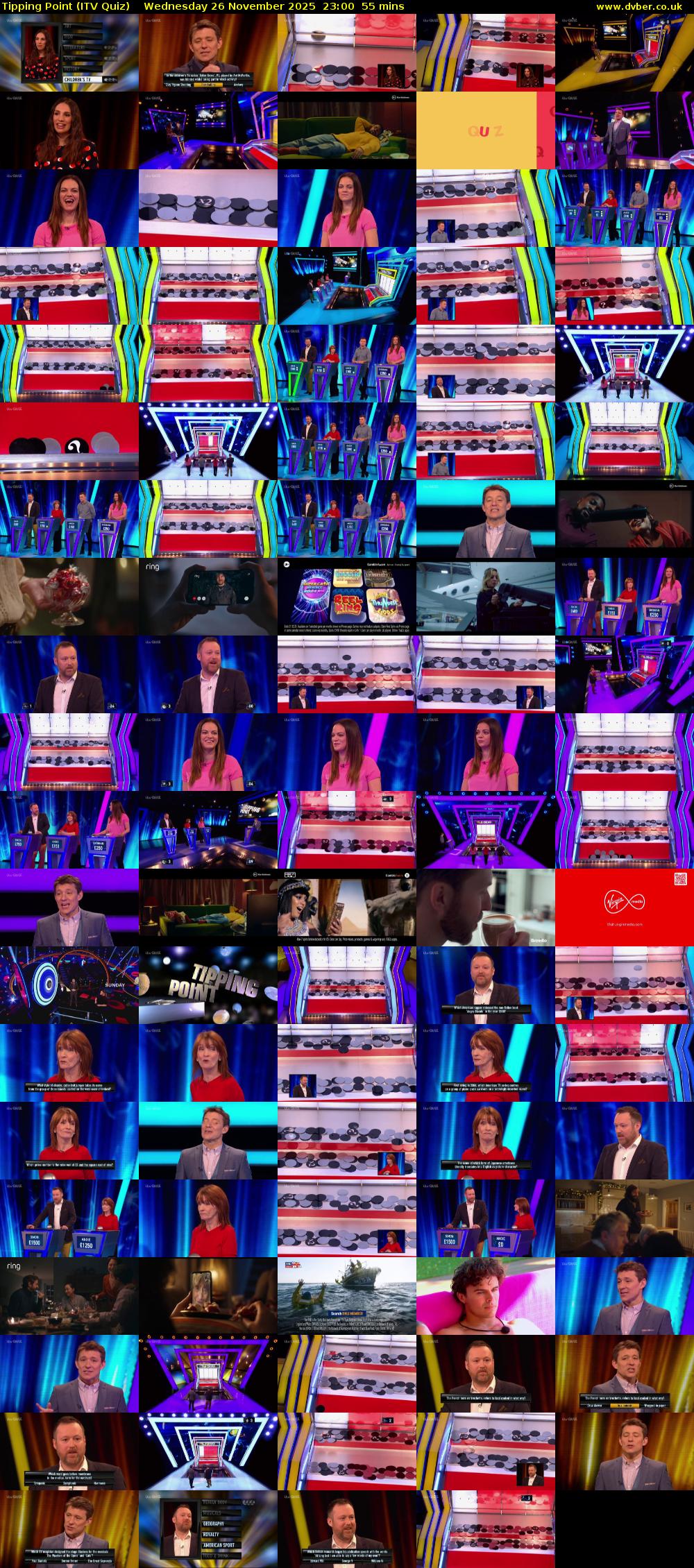 Tipping Point (ITV Quiz) Wednesday 26 November 2025 23:00 - 23:55