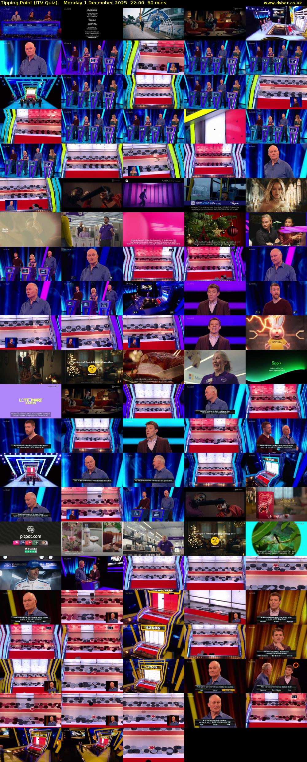 Tipping Point (ITV Quiz) Monday 1 December 2025 22:00 - 23:00