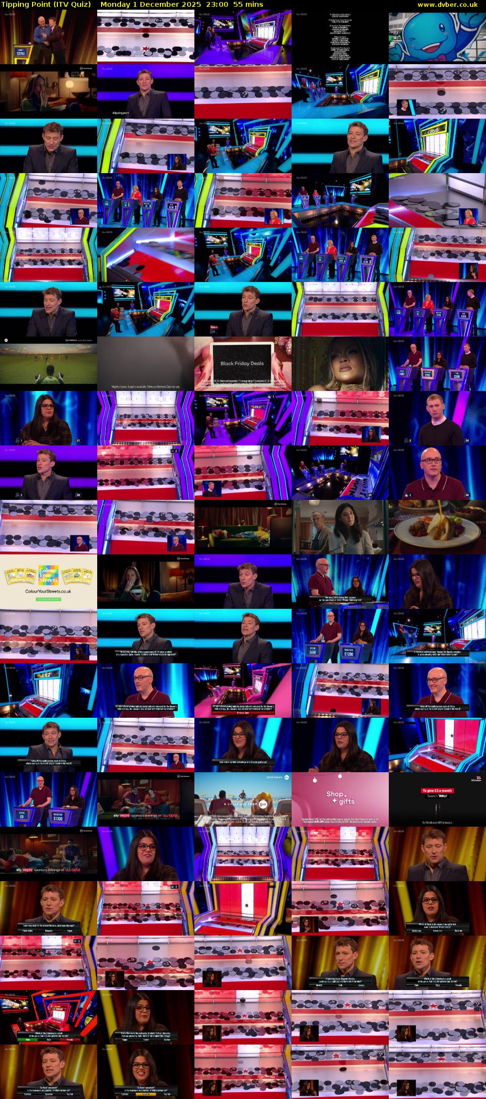 Tipping Point (ITV Quiz) Monday 1 December 2025 23:00 - 23:55