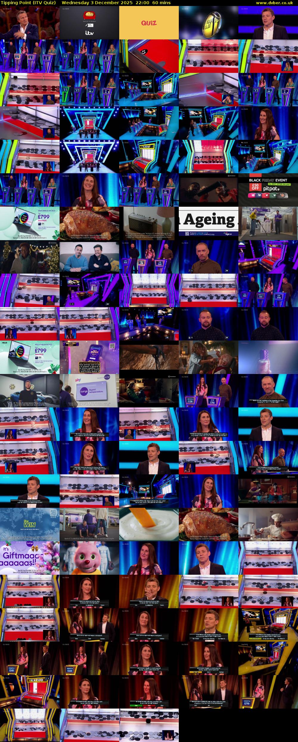 Tipping Point (ITV Quiz) Wednesday 3 December 2025 22:00 - 23:00