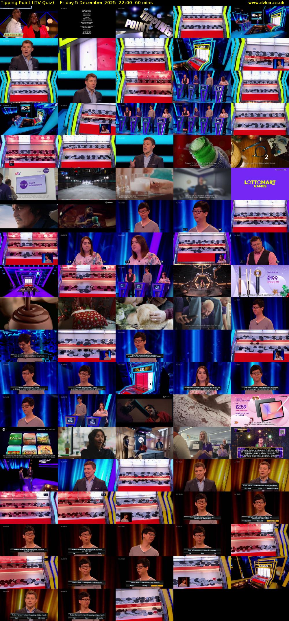 Tipping Point (ITV Quiz) Friday 5 December 2025 22:00 - 23:00