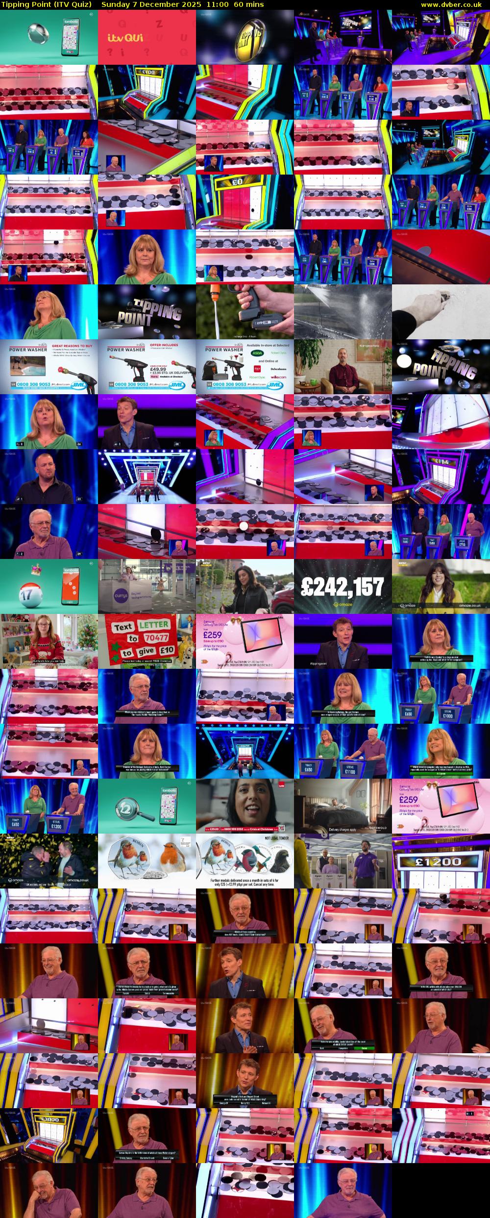 Tipping Point (ITV Quiz) Sunday 7 December 2025 11:00 - 12:00