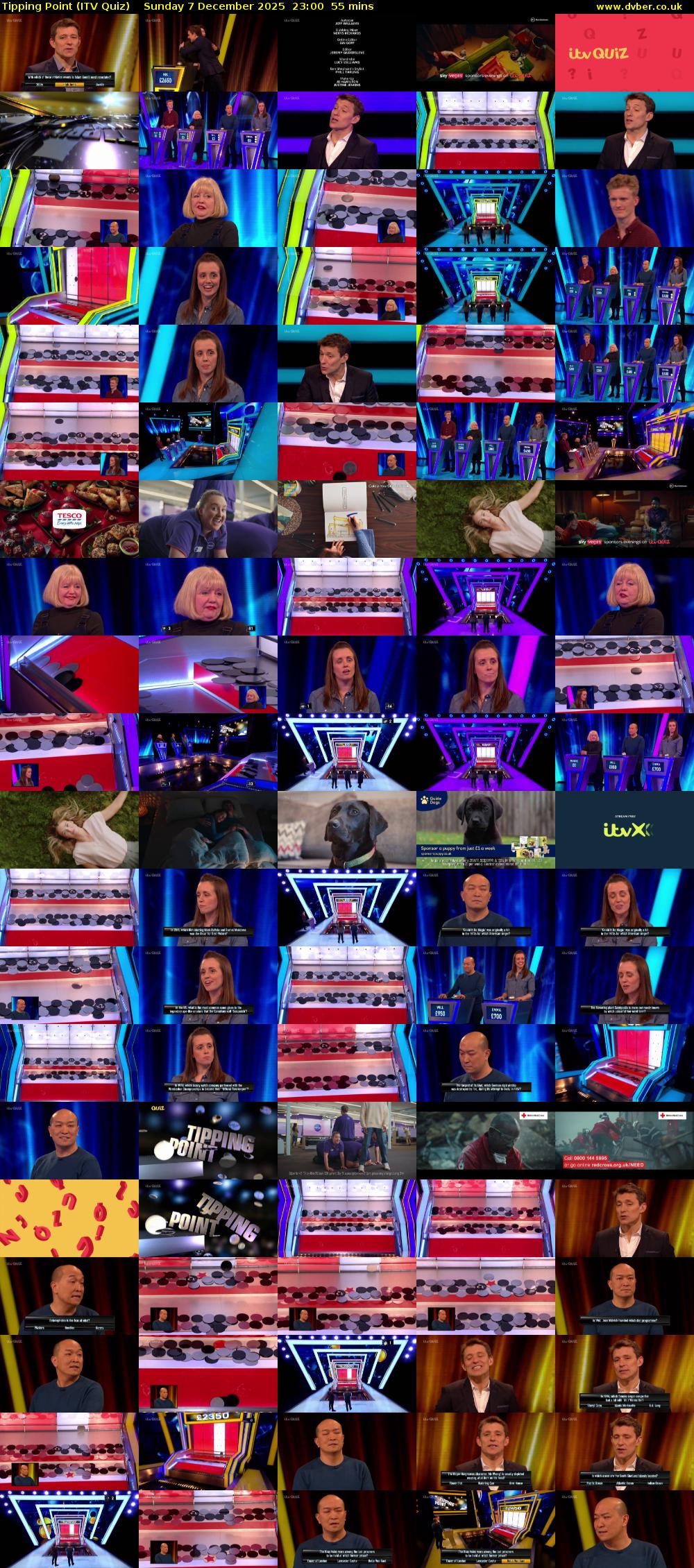Tipping Point (ITV Quiz) Sunday 7 December 2025 23:00 - 23:55