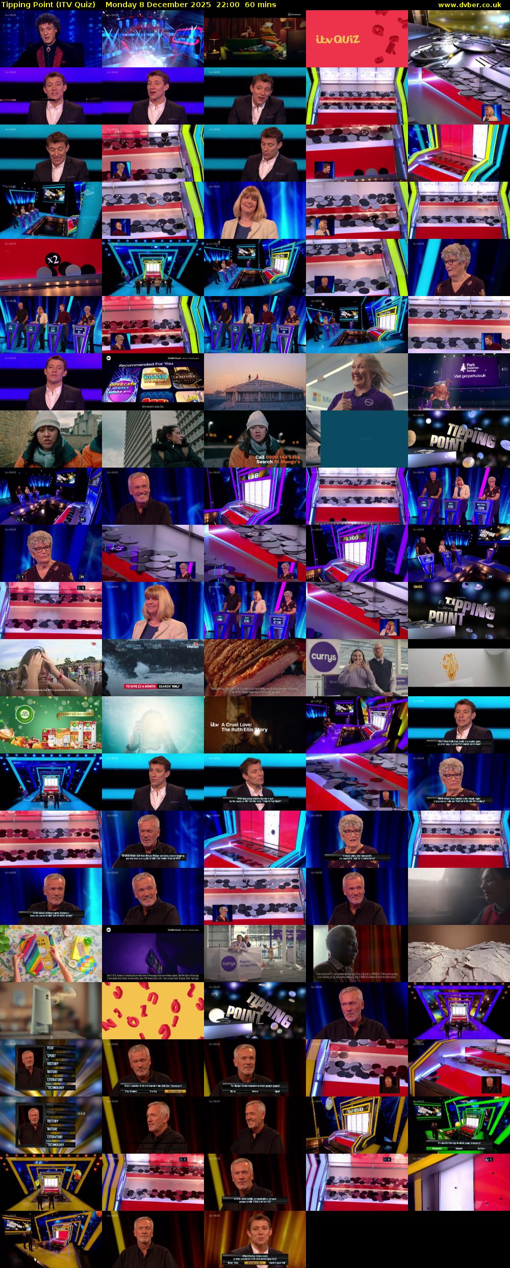 Tipping Point (ITV Quiz) Monday 8 December 2025 22:00 - 23:00