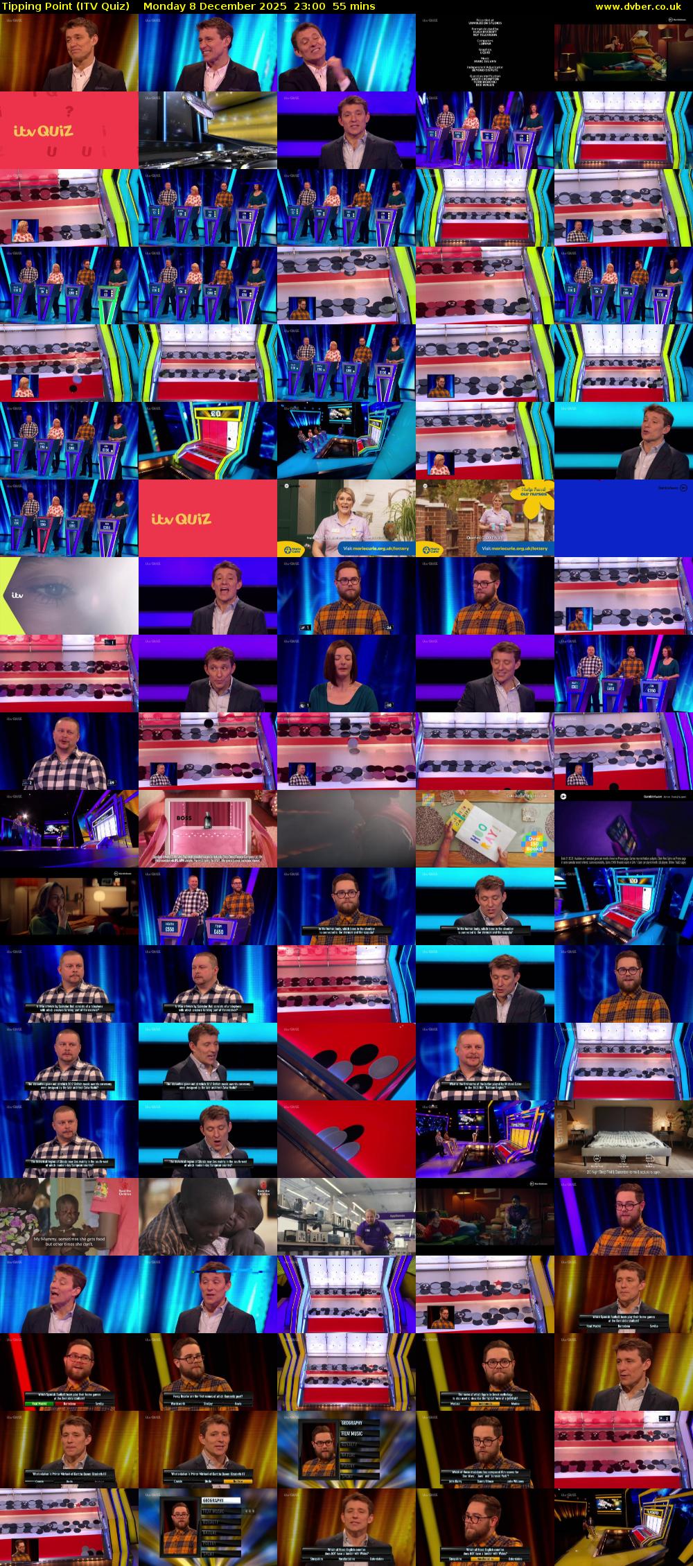 Tipping Point (ITV Quiz) Monday 8 December 2025 23:00 - 23:55