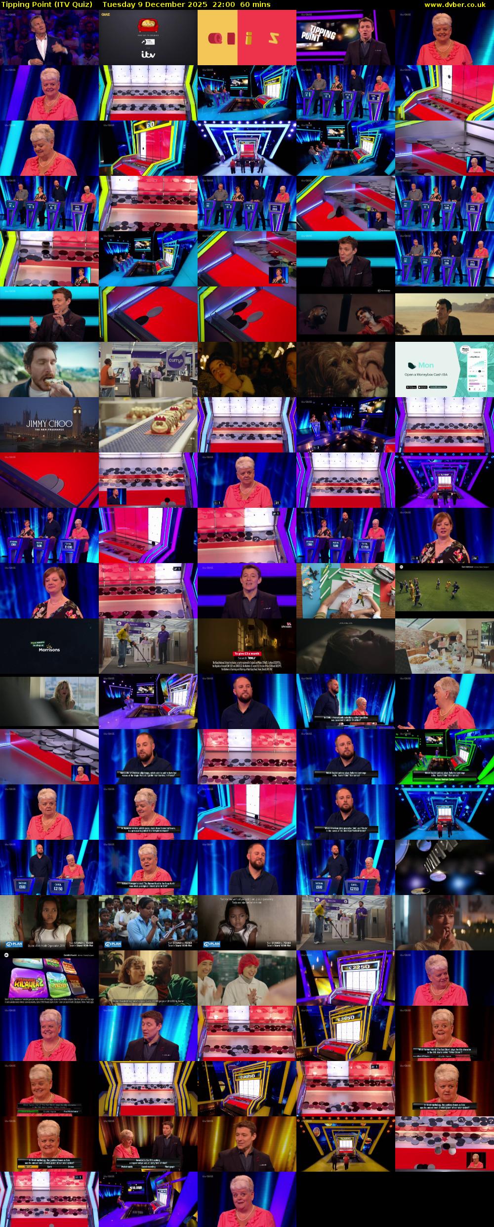 Tipping Point (ITV Quiz) Tuesday 9 December 2025 22:00 - 23:00