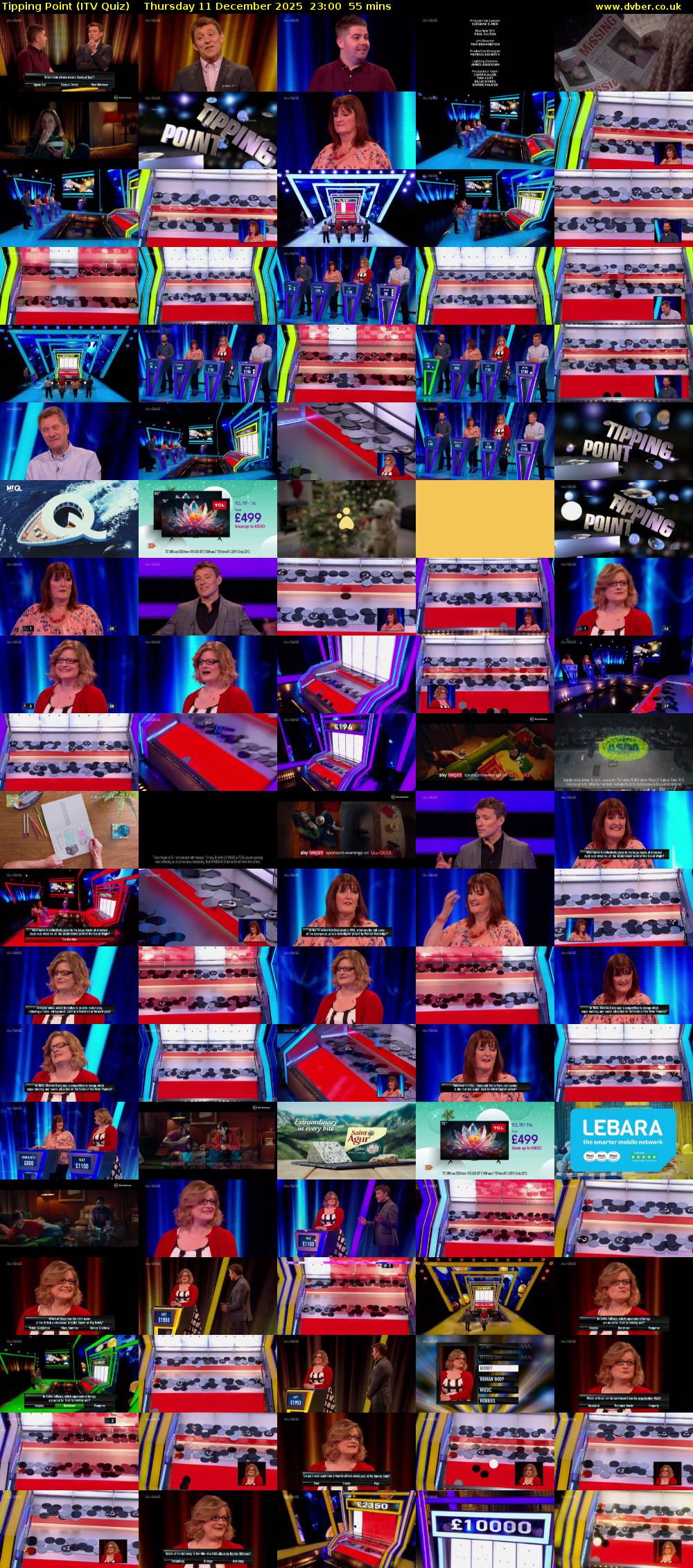 Tipping Point (ITV Quiz) Thursday 11 December 2025 23:00 - 23:55