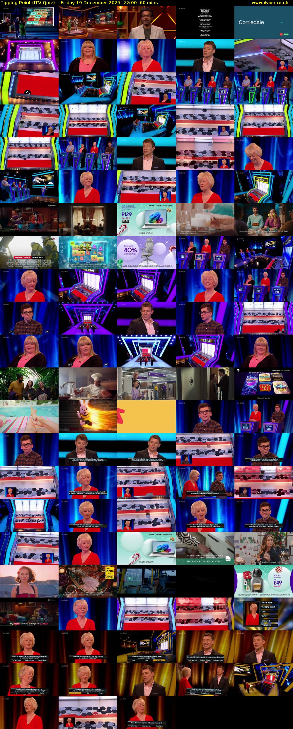 Tipping Point (ITV Quiz) Friday 19 December 2025 22:00 - 23:00