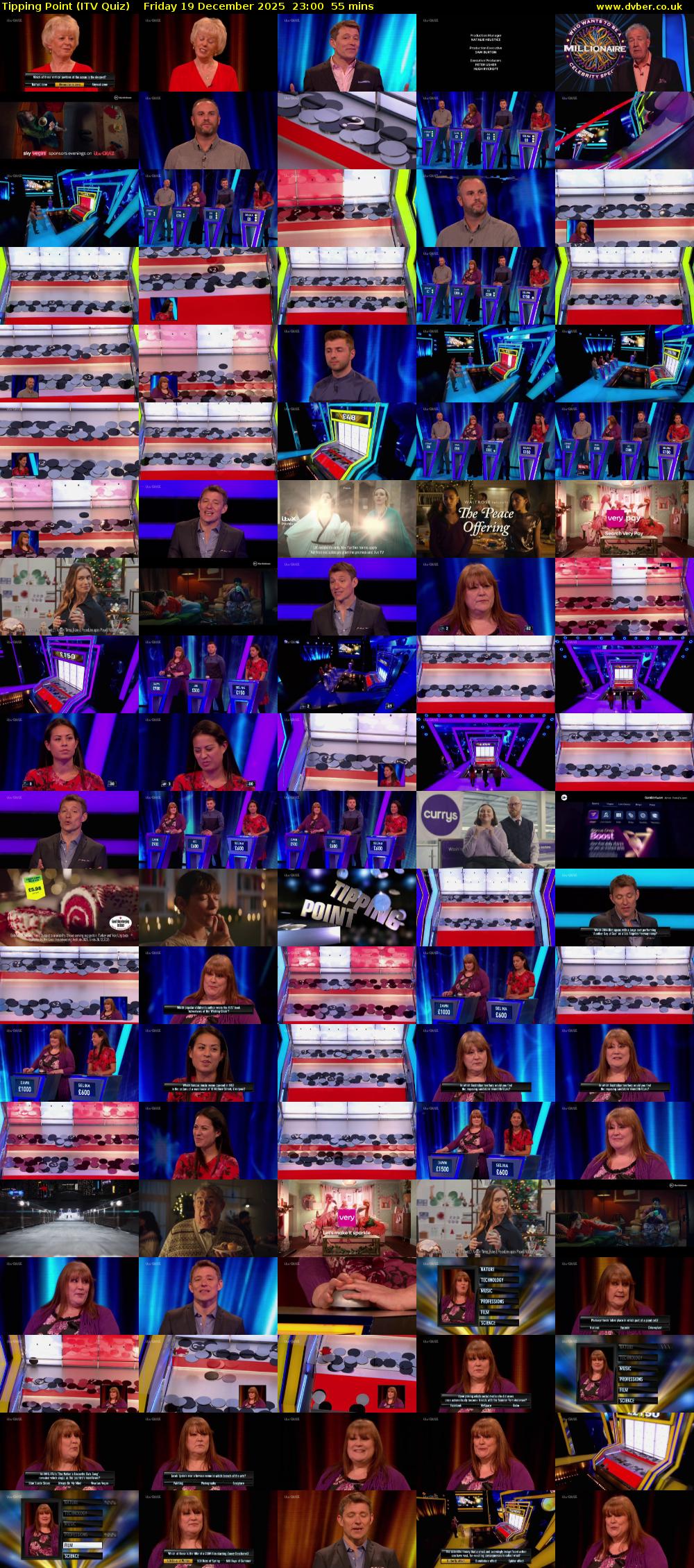 Tipping Point (ITV Quiz) Friday 19 December 2025 23:00 - 23:55