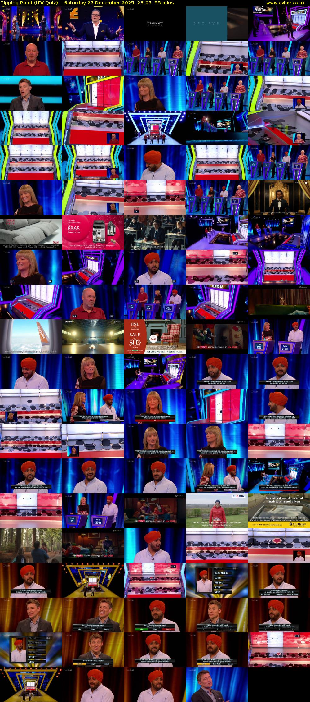 Tipping Point (ITV Quiz) Saturday 27 December 2025 23:05 - 00:00