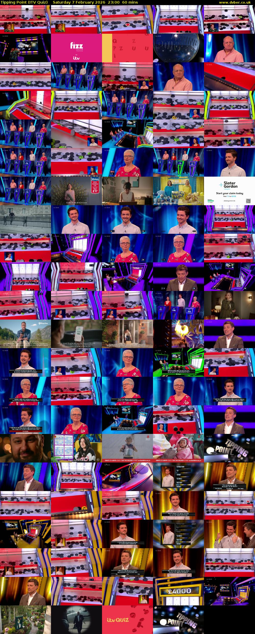 Tipping Point (ITV Quiz) Saturday 7 February 2026 23:00 - 00:00