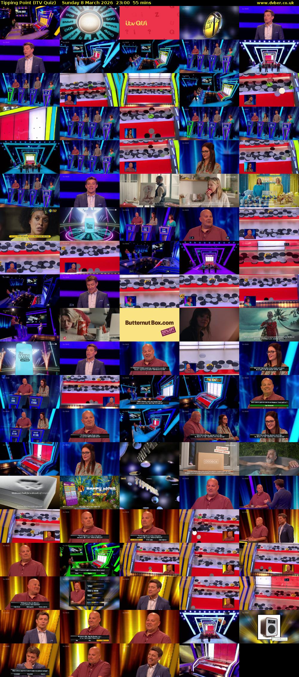 Tipping Point (ITV Quiz) Sunday 8 March 2026 23:00 - 23:55