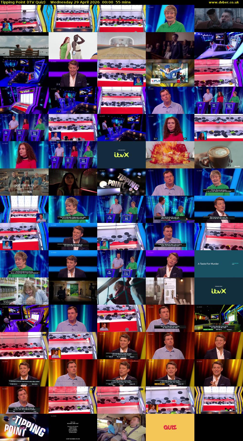 Tipping Point (ITV Quiz) Wednesday 29 April 2026 00:00 - 00:55