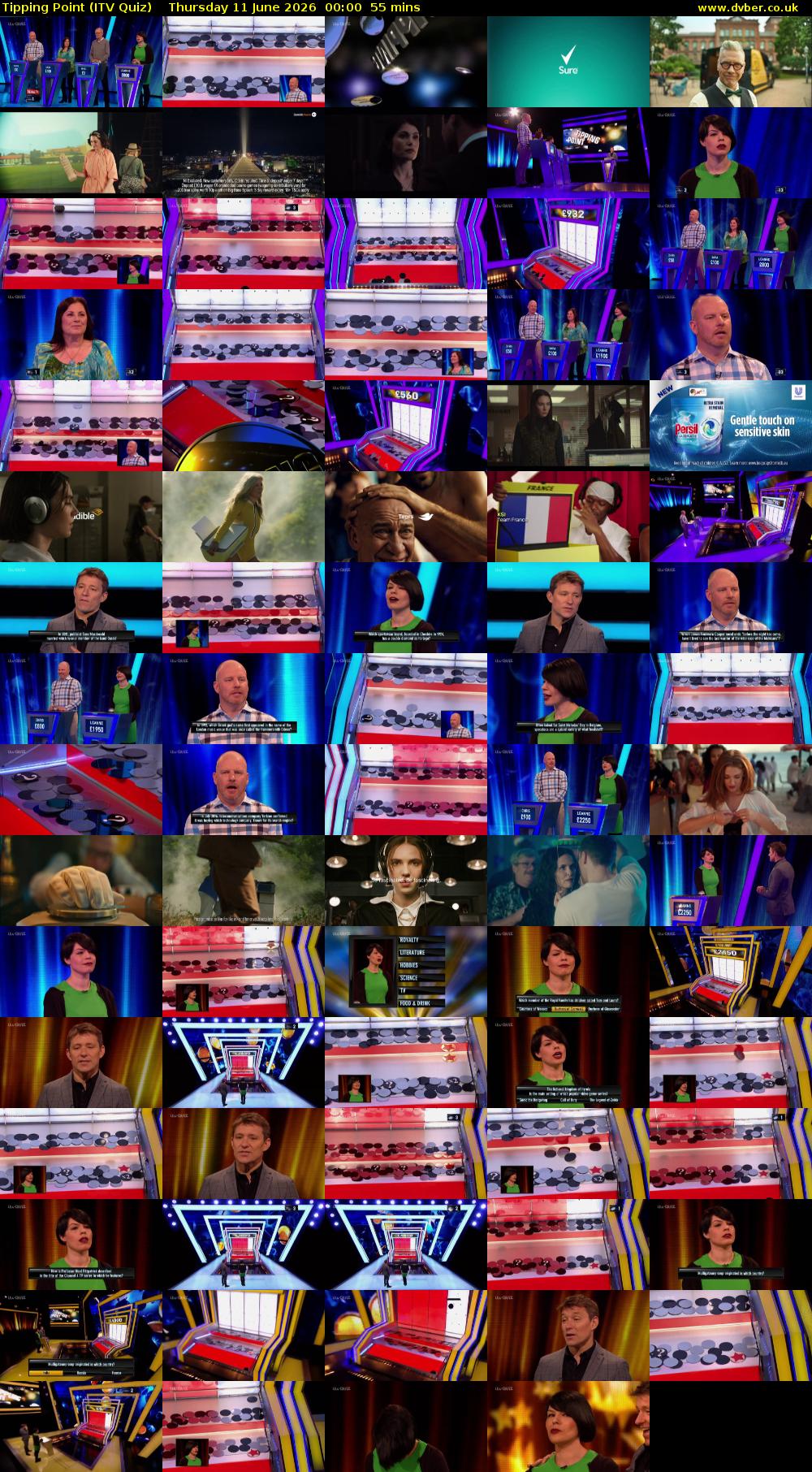 Tipping Point (ITV Quiz) Thursday 11 June 2026 00:00 - 00:55