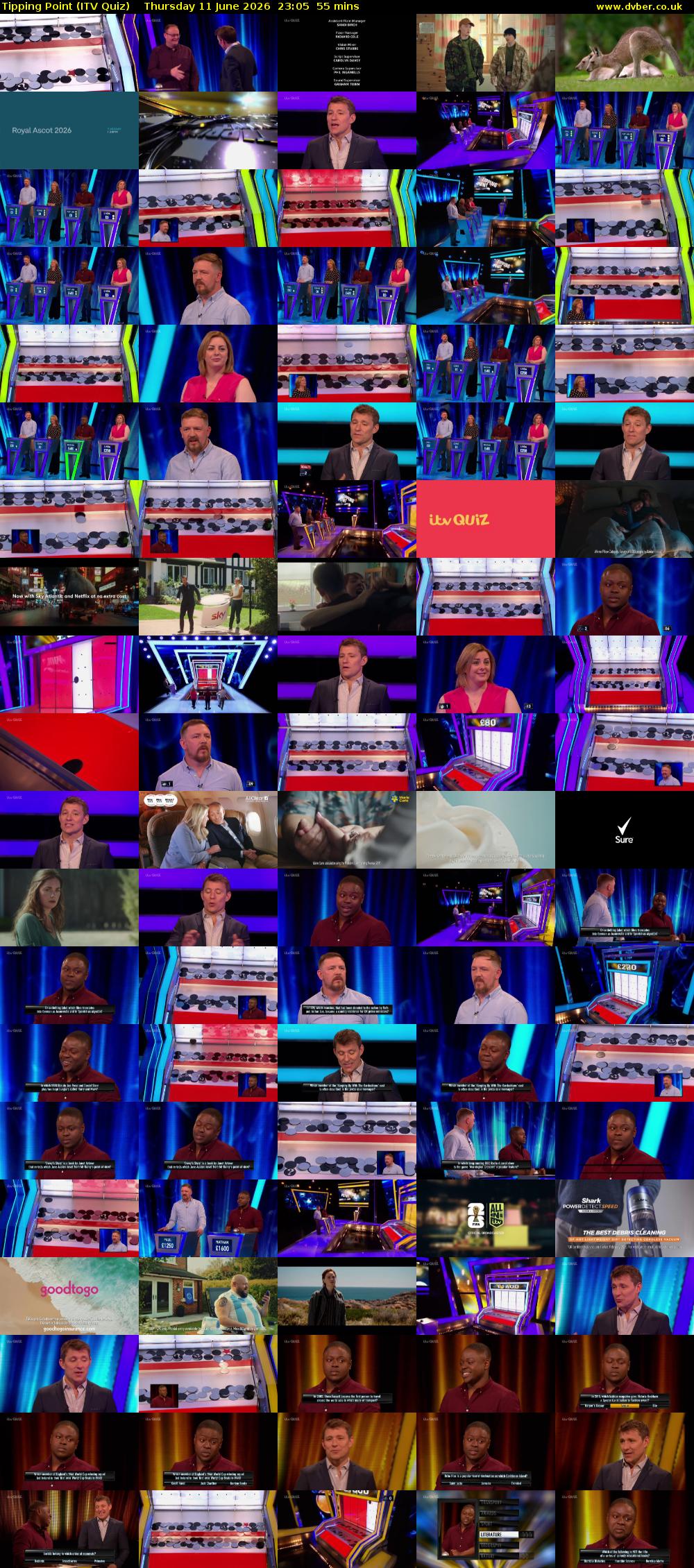 Tipping Point (ITV Quiz) Thursday 11 June 2026 23:05 - 00:00