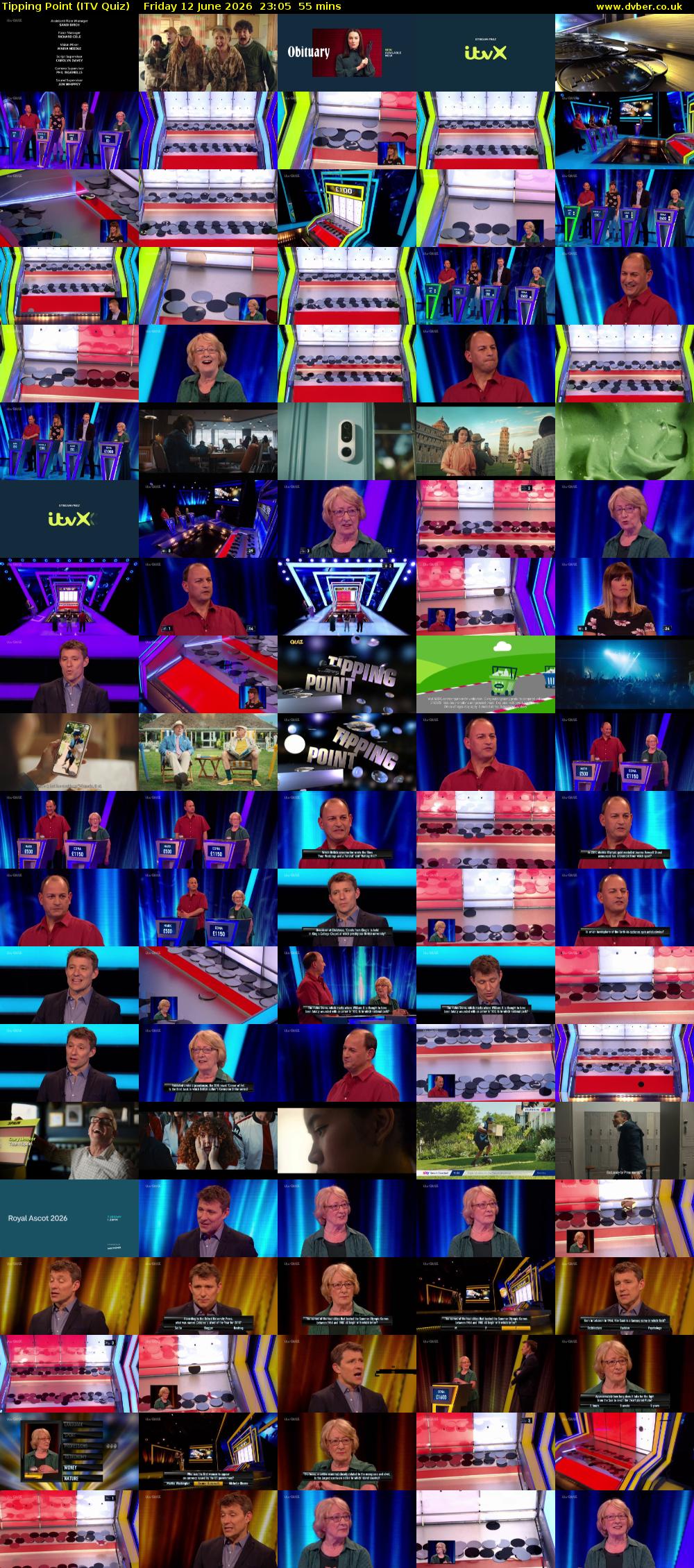 Tipping Point (ITV Quiz) Friday 12 June 2026 23:05 - 00:00