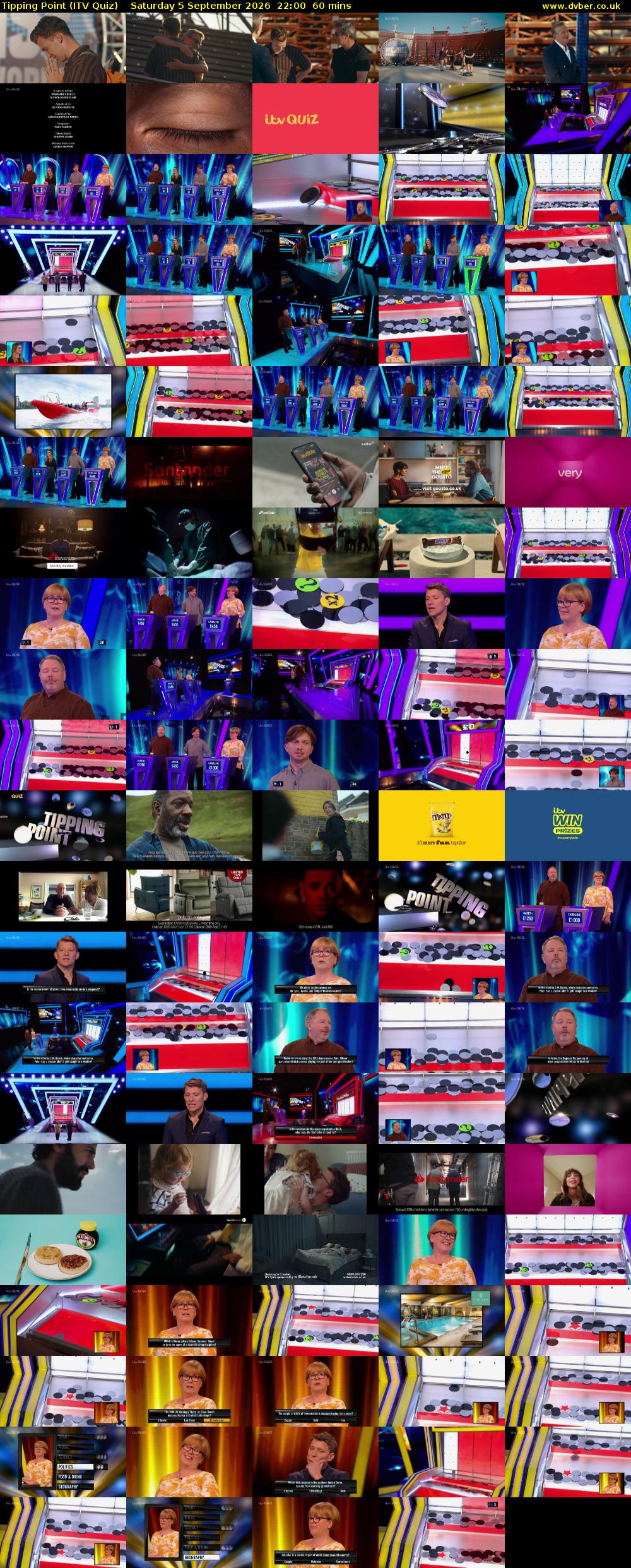 Tipping Point (ITV Quiz) Saturday 5 September 2026 22:00 - 23:00