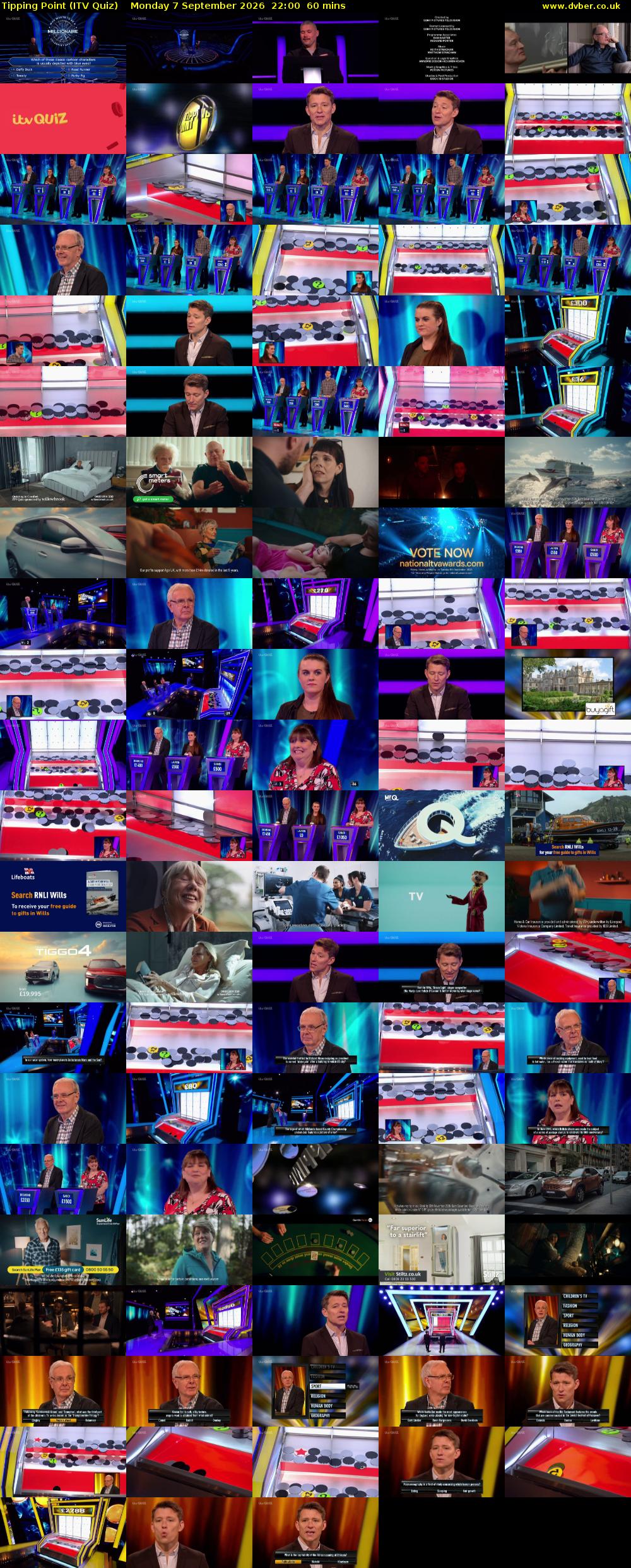 Tipping Point (ITV Quiz) Monday 7 September 2026 22:00 - 23:00