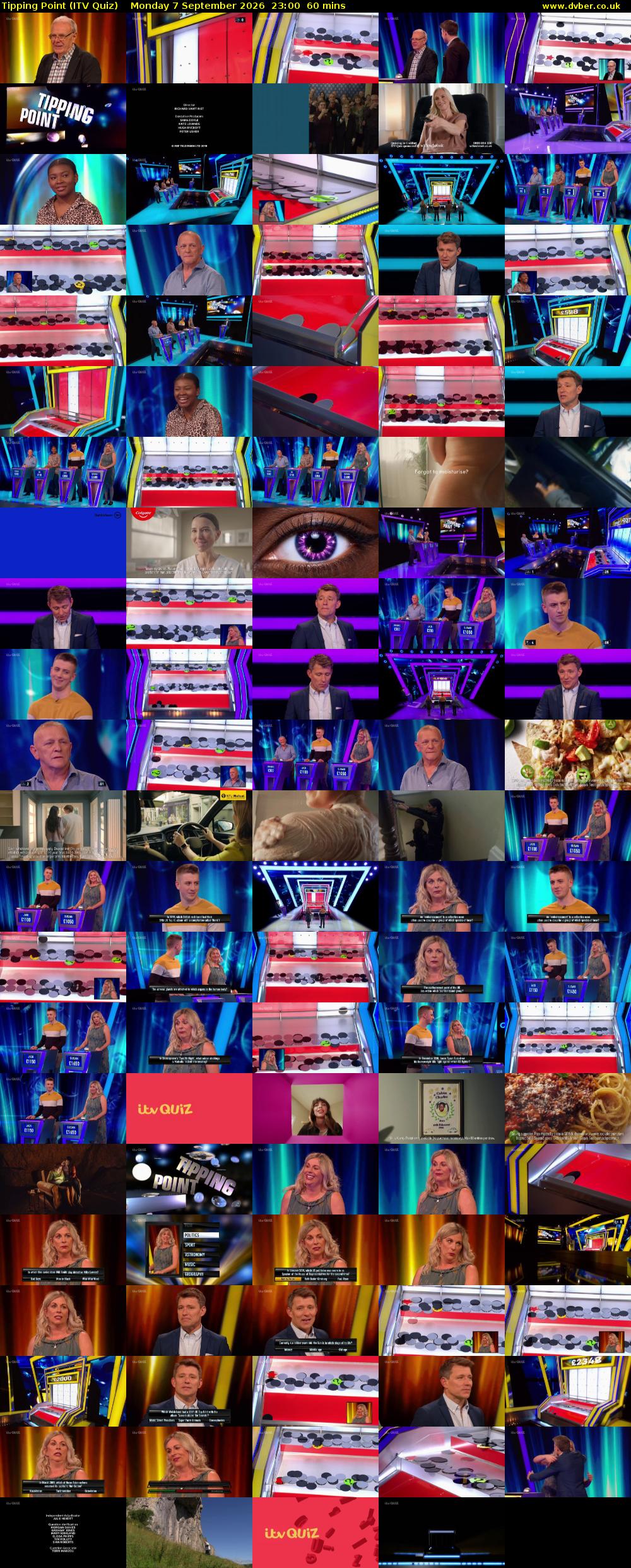 Tipping Point (ITV Quiz) Monday 7 September 2026 23:00 - 00:00