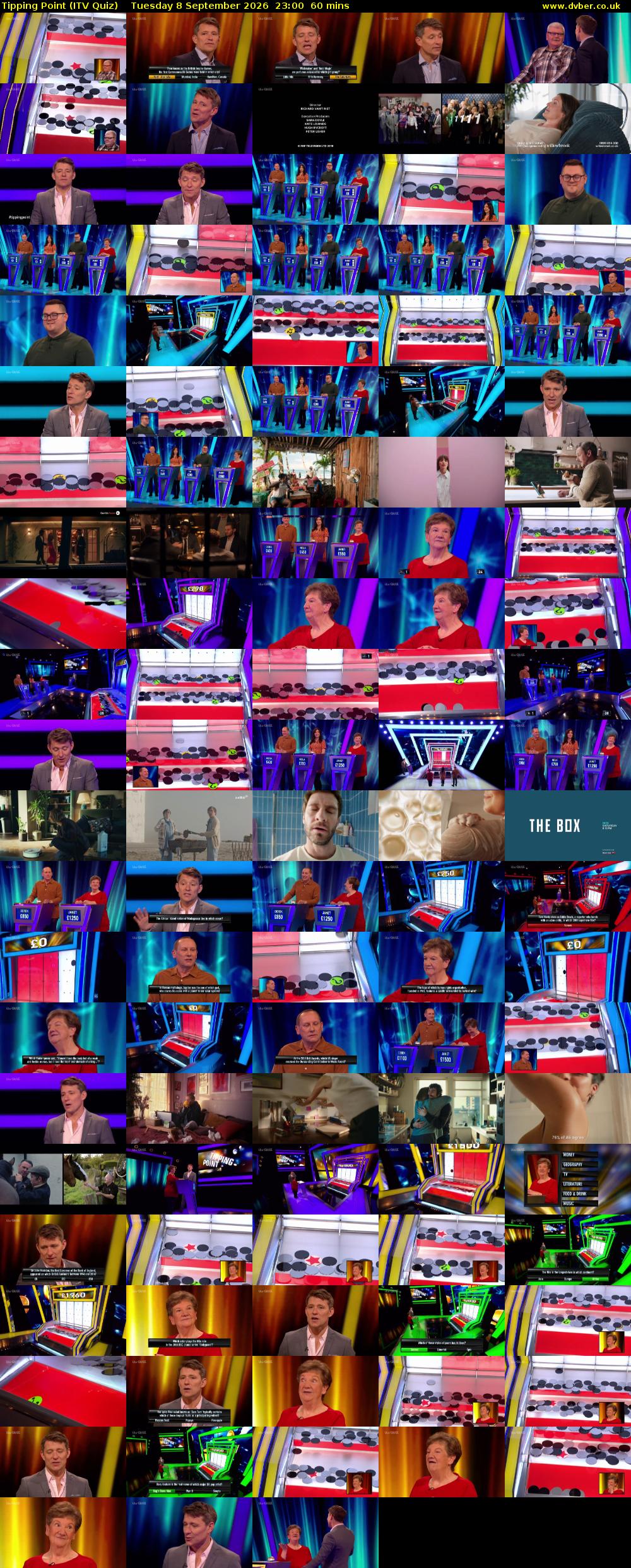Tipping Point (ITV Quiz) Tuesday 8 September 2026 23:00 - 00:00