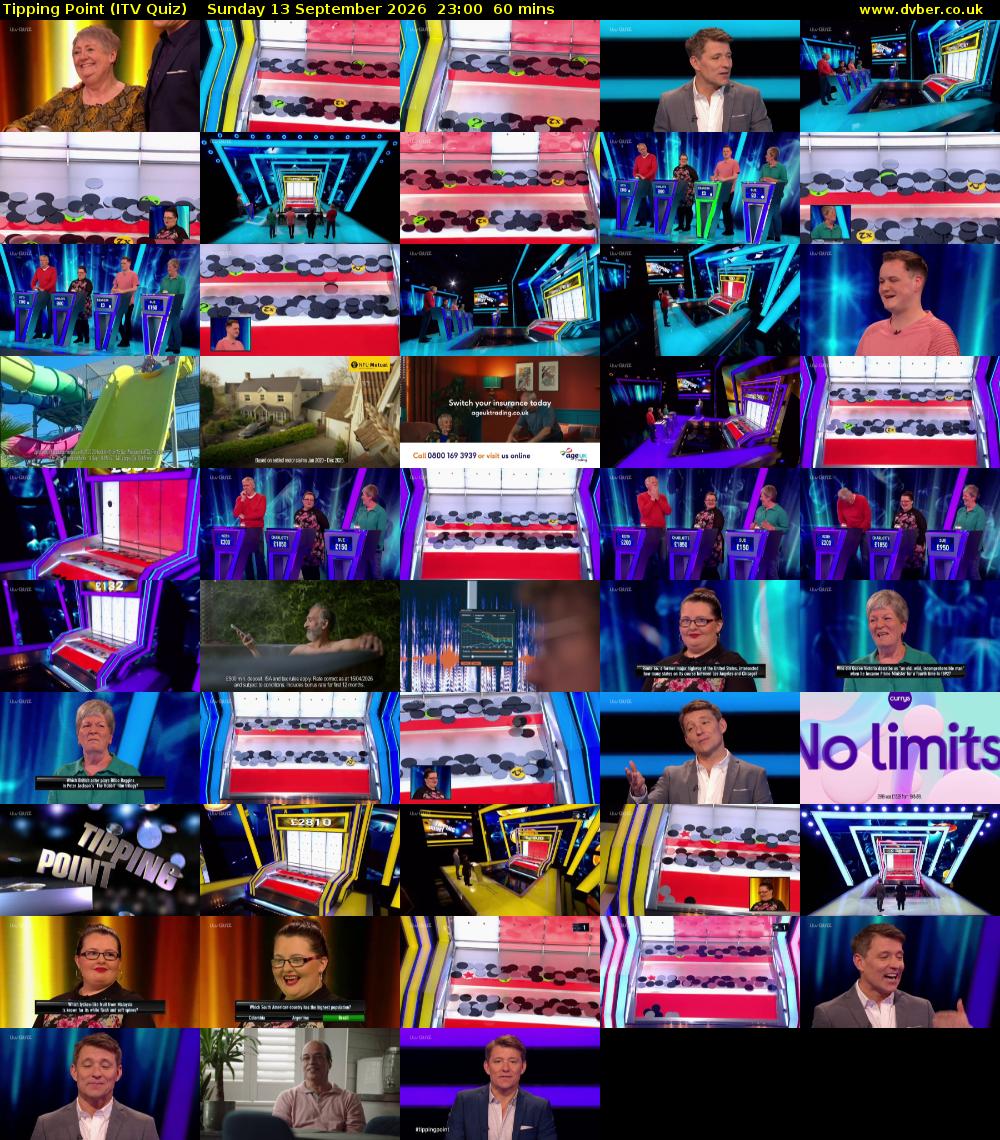 Tipping Point (ITV Quiz) Sunday 13 September 2026 23:00 - 00:00