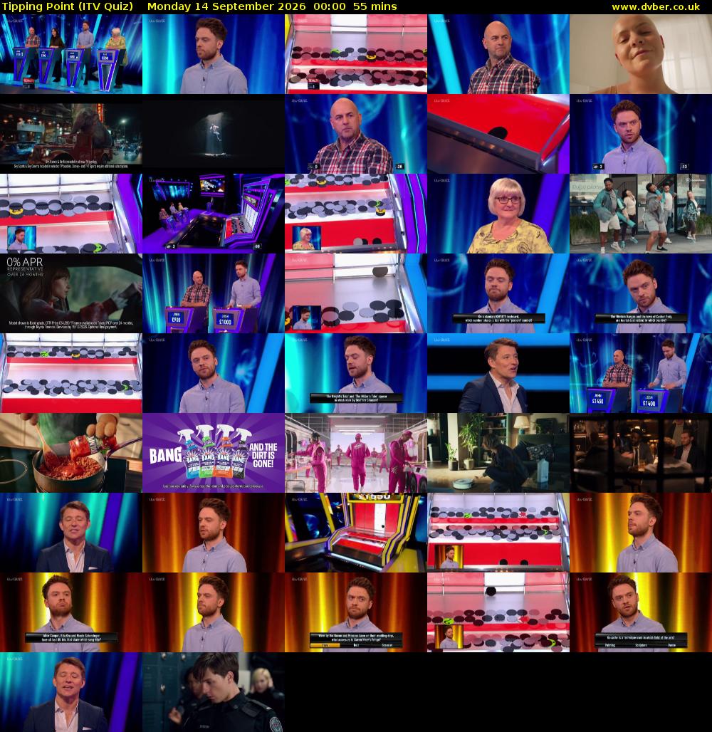 Tipping Point (ITV Quiz) Monday 14 September 2026 00:00 - 00:55