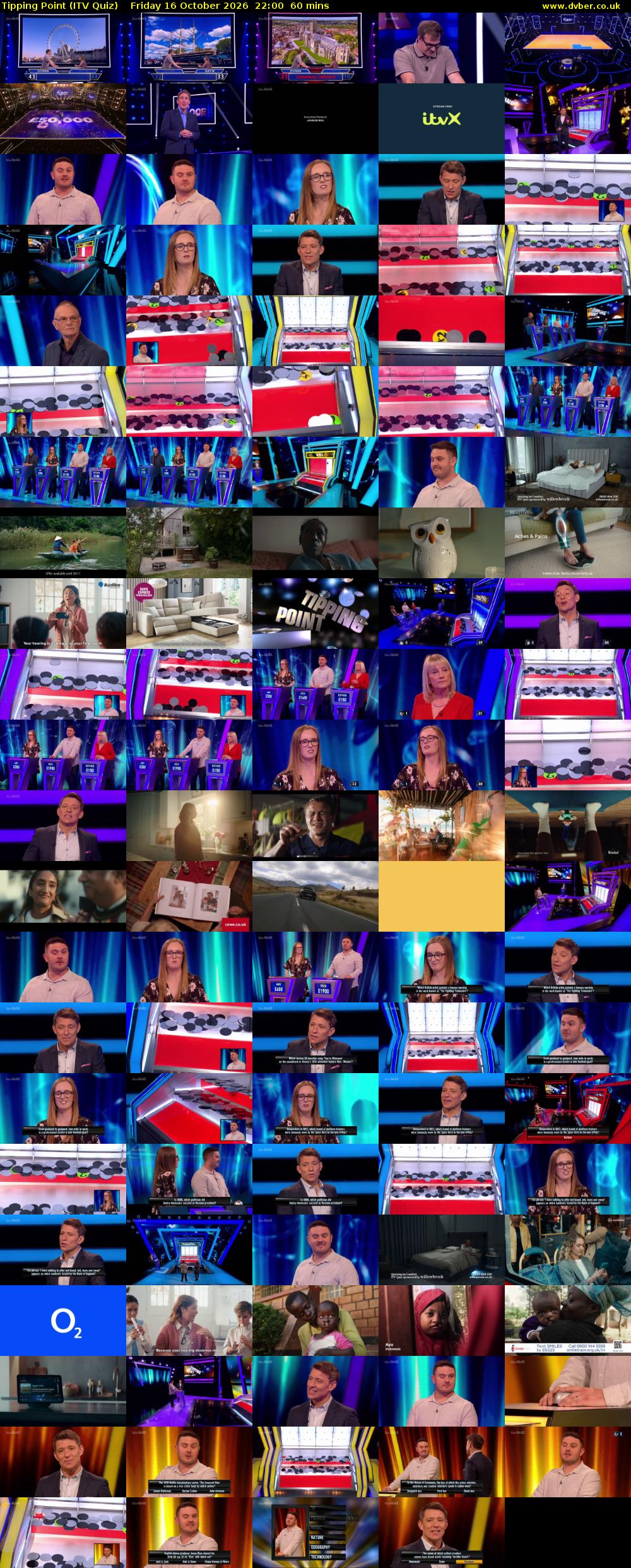 Tipping Point (ITV Quiz) Friday 16 October 2026 22:00 - 23:00